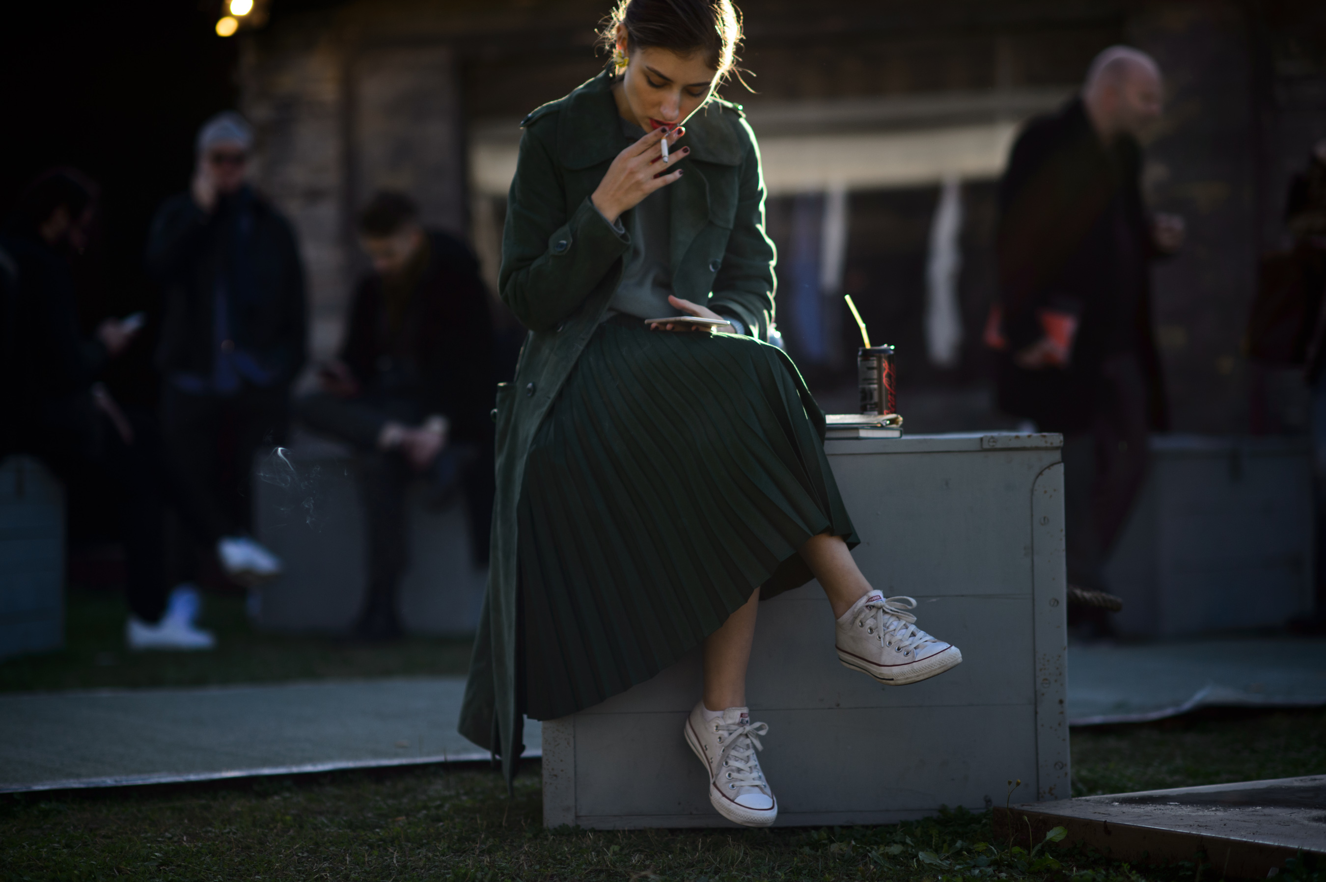 American illustrator at Pitti Uomo