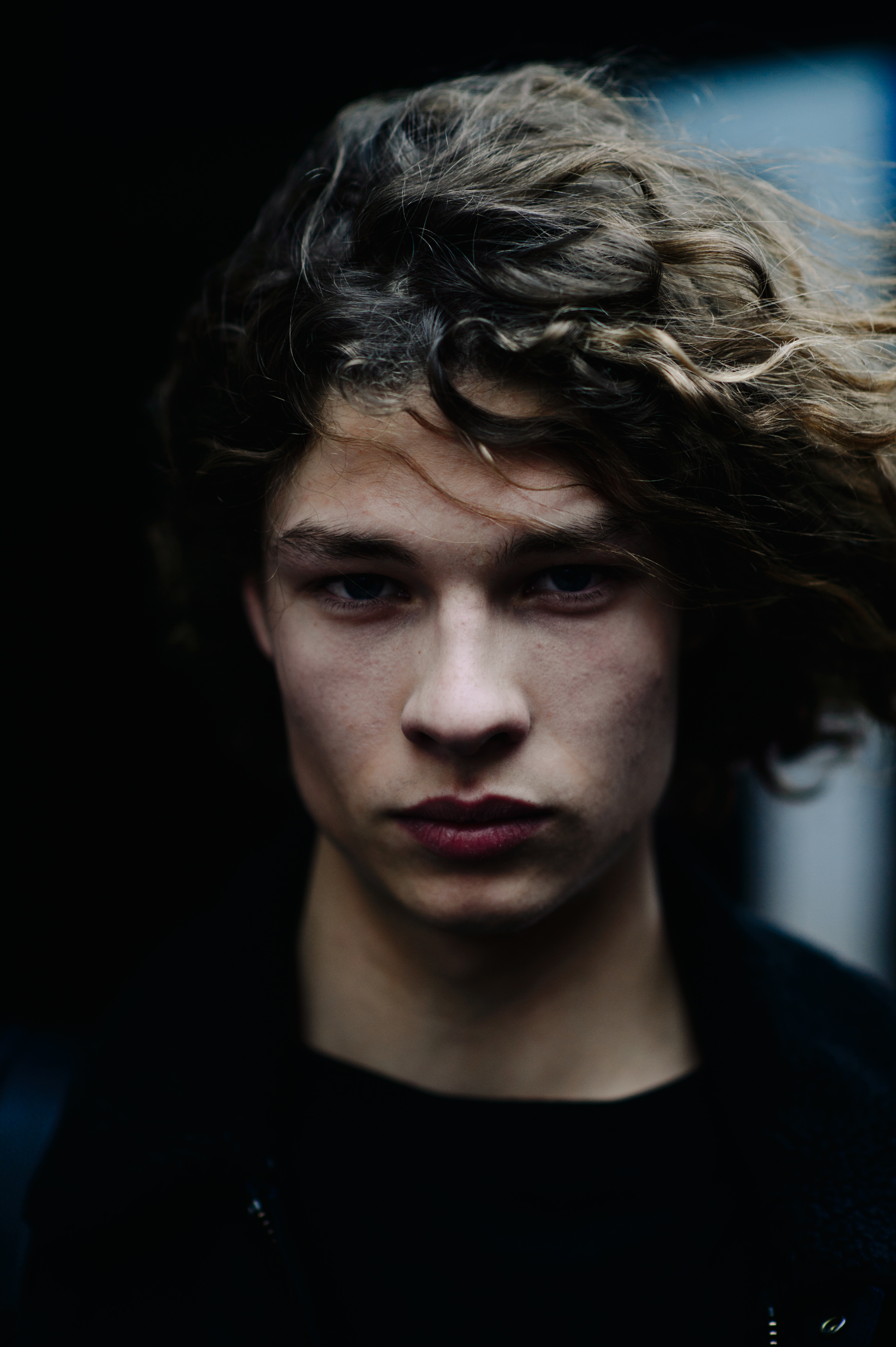 Portrait of a male model