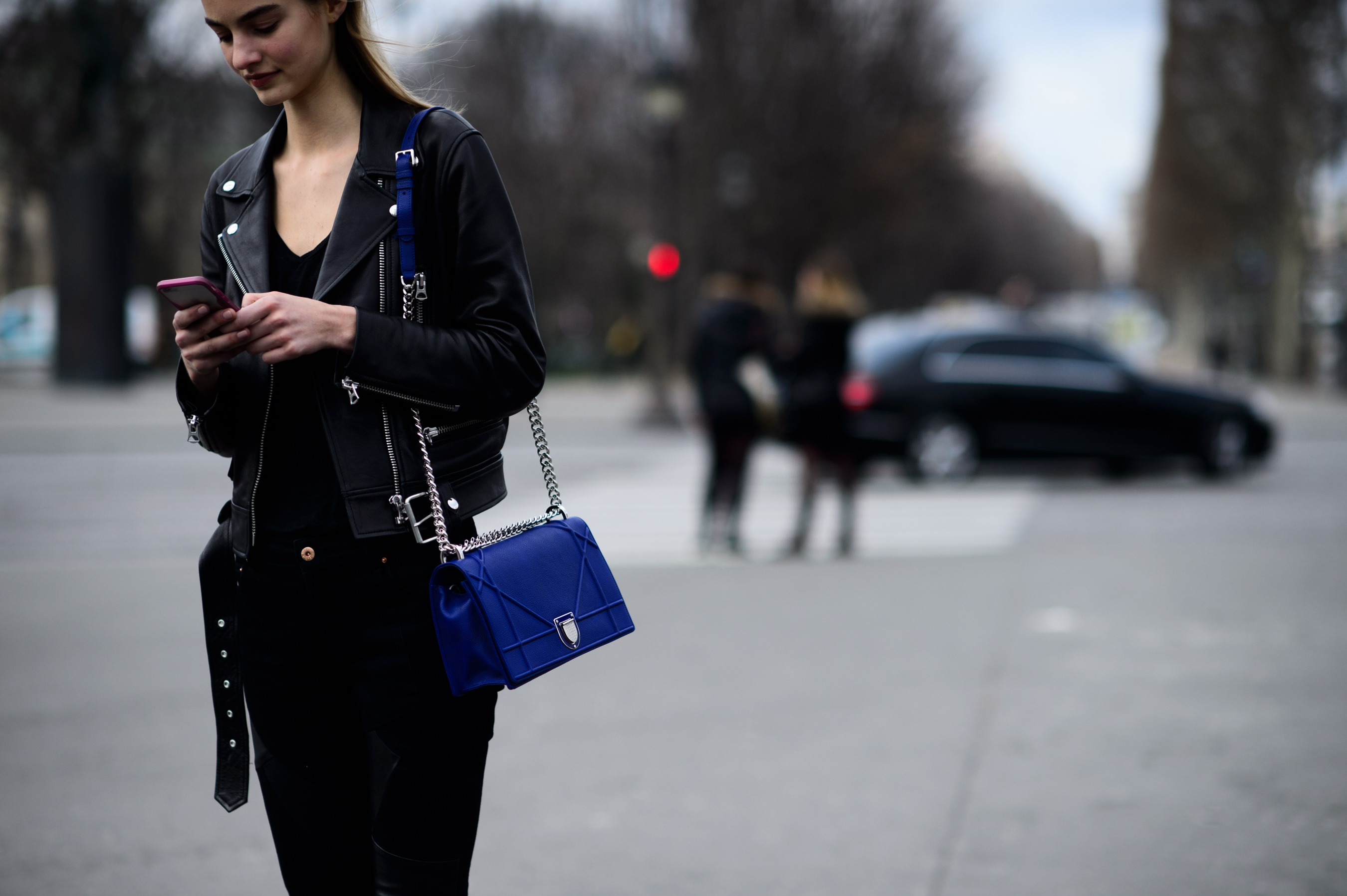 Dutch model with Dior bag