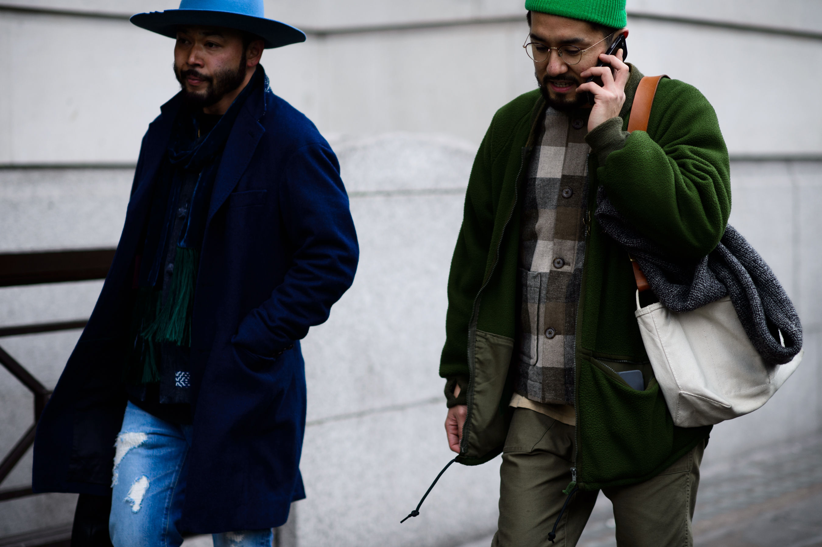 Two Japanese men before the show