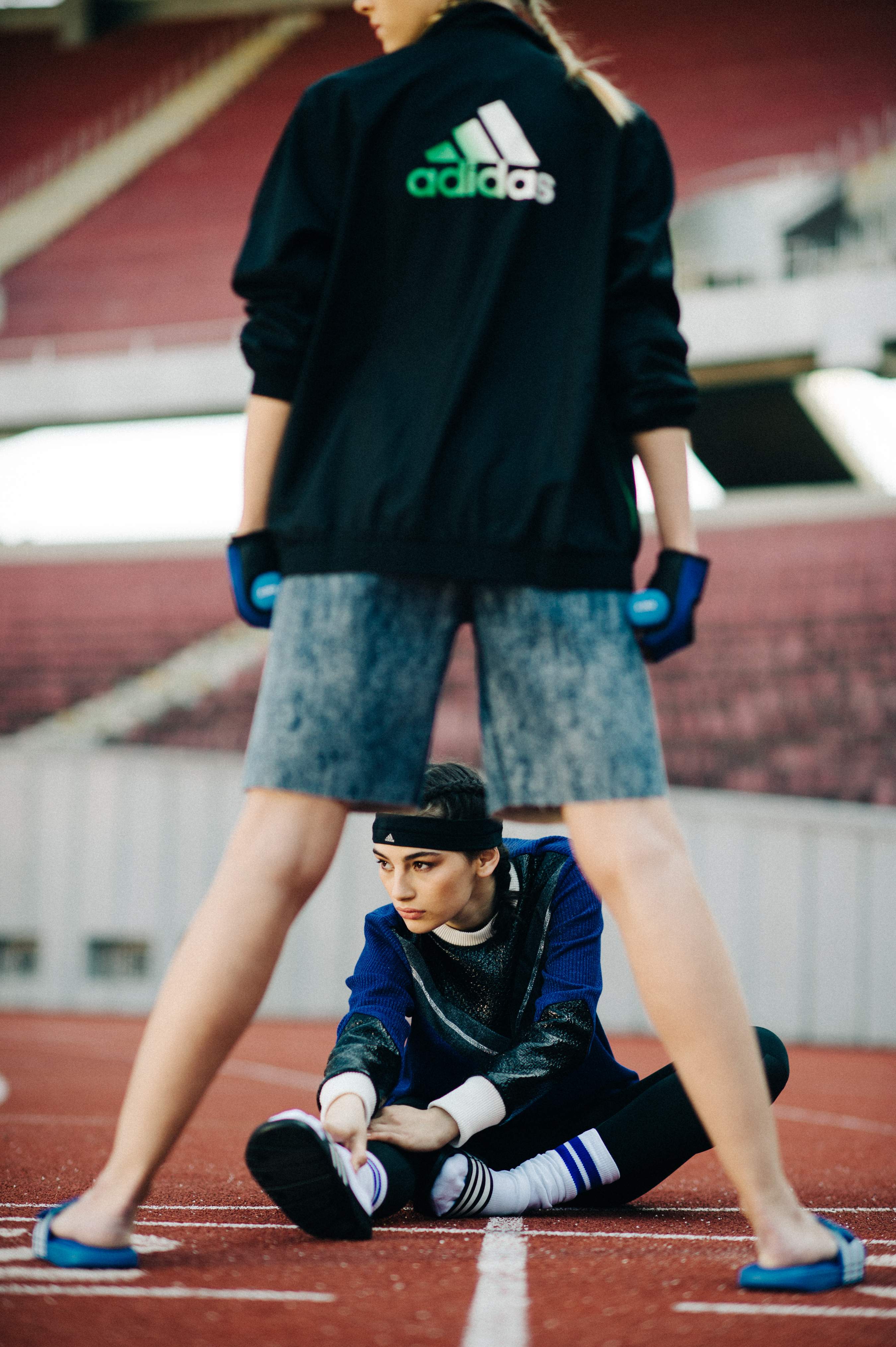 Two models on the track