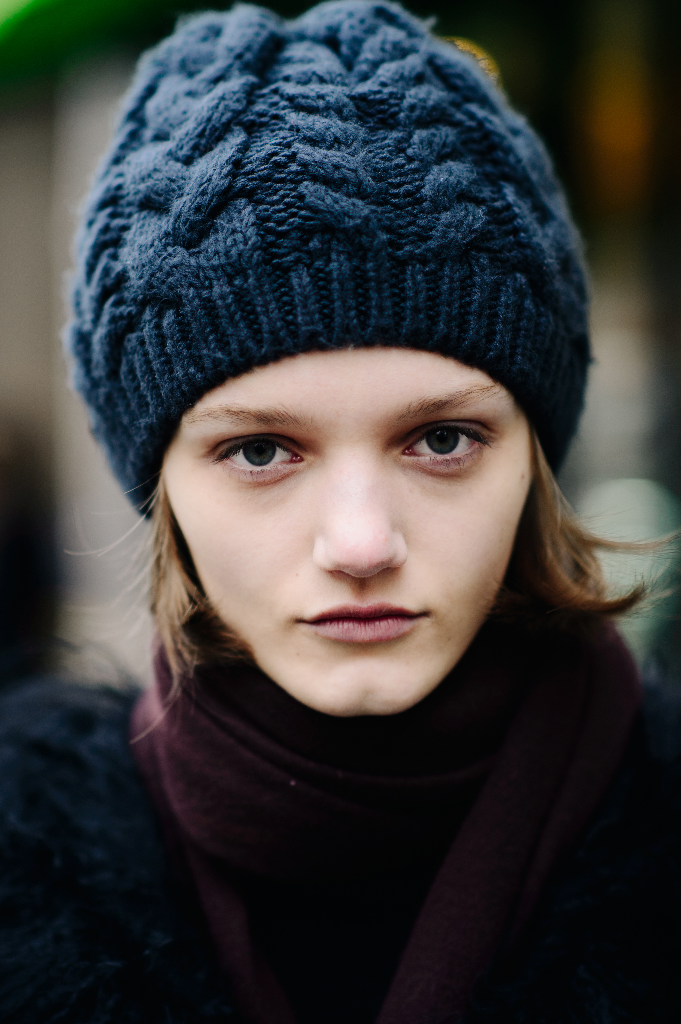 Portrait of a British model