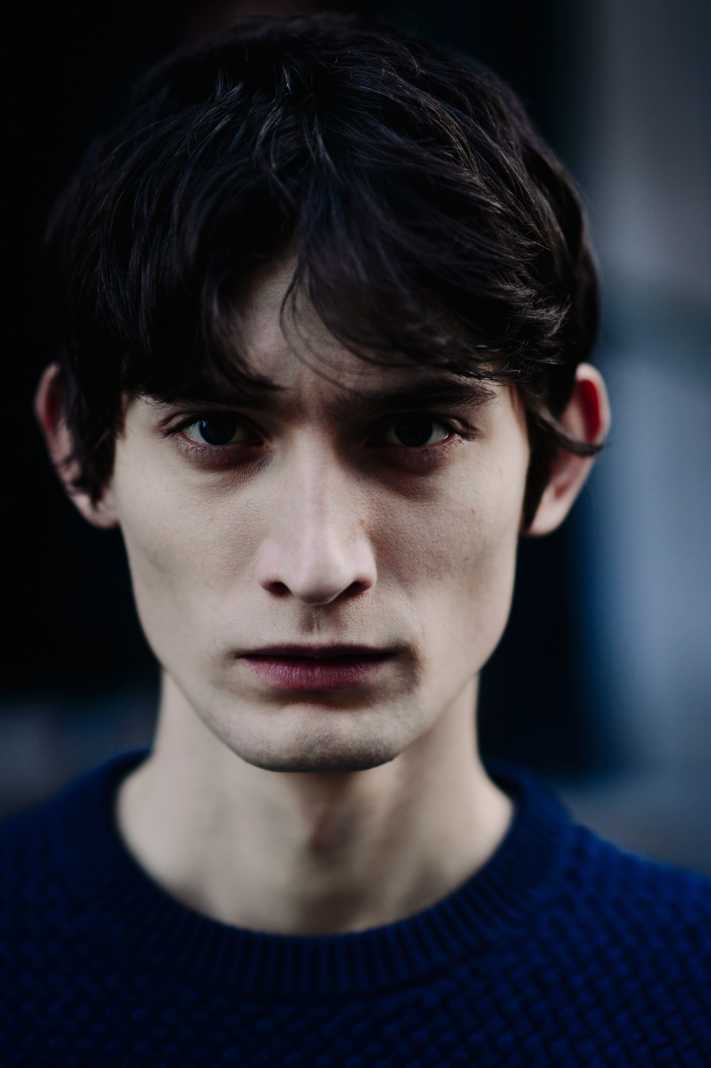 Portrait of a British male model