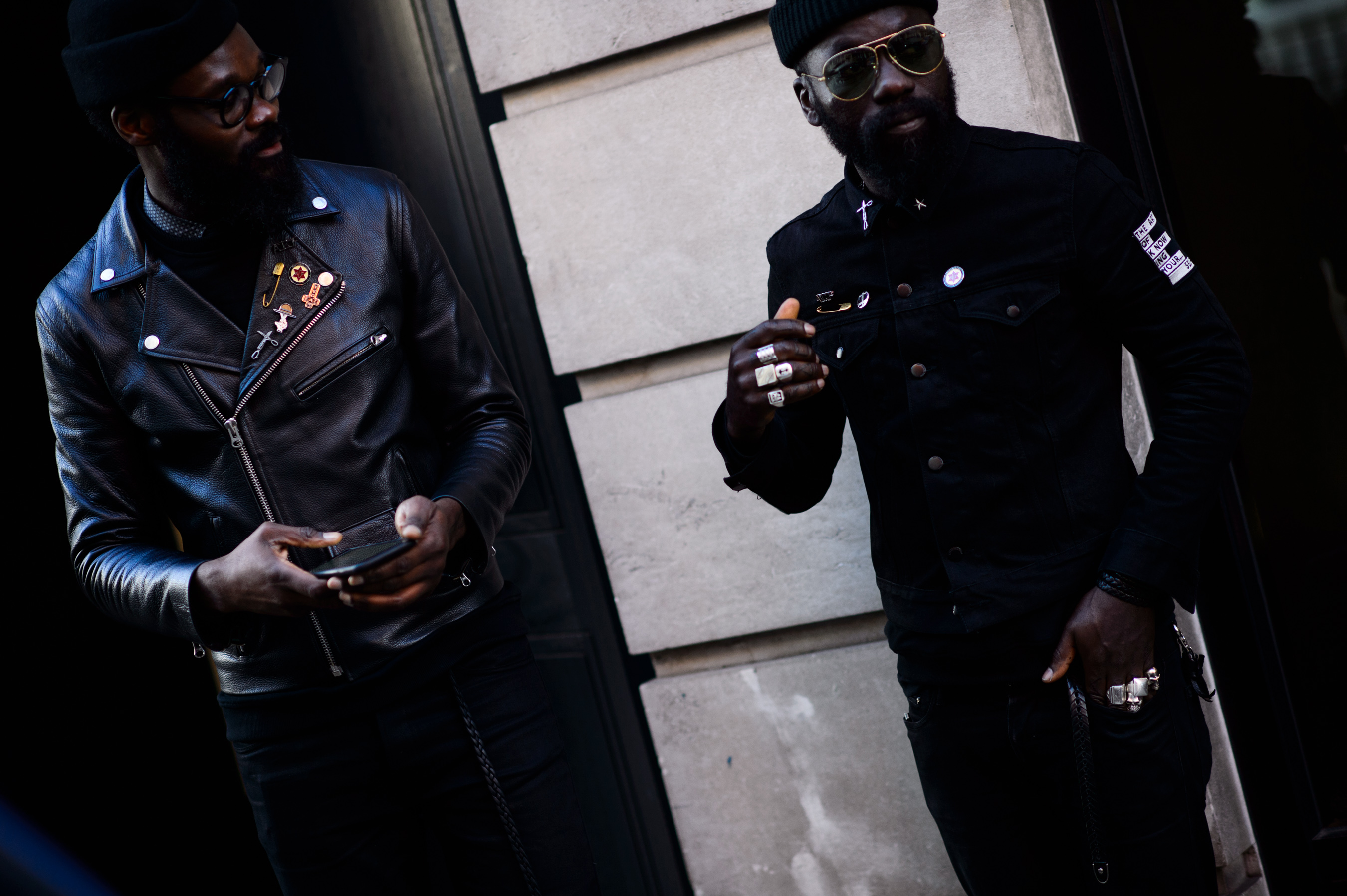 Art comes first leather jacket
