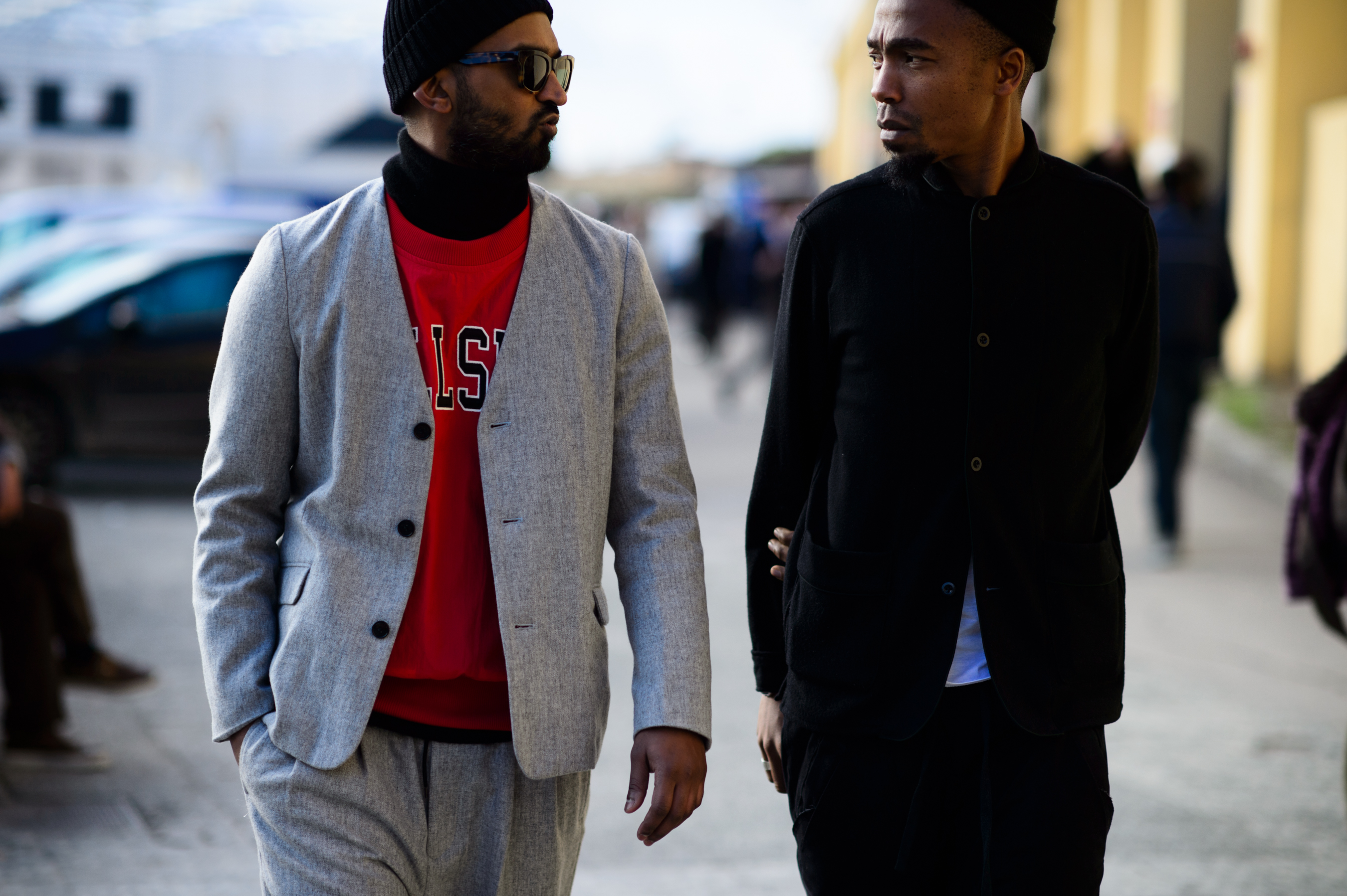 Two men at Pitti Uomo