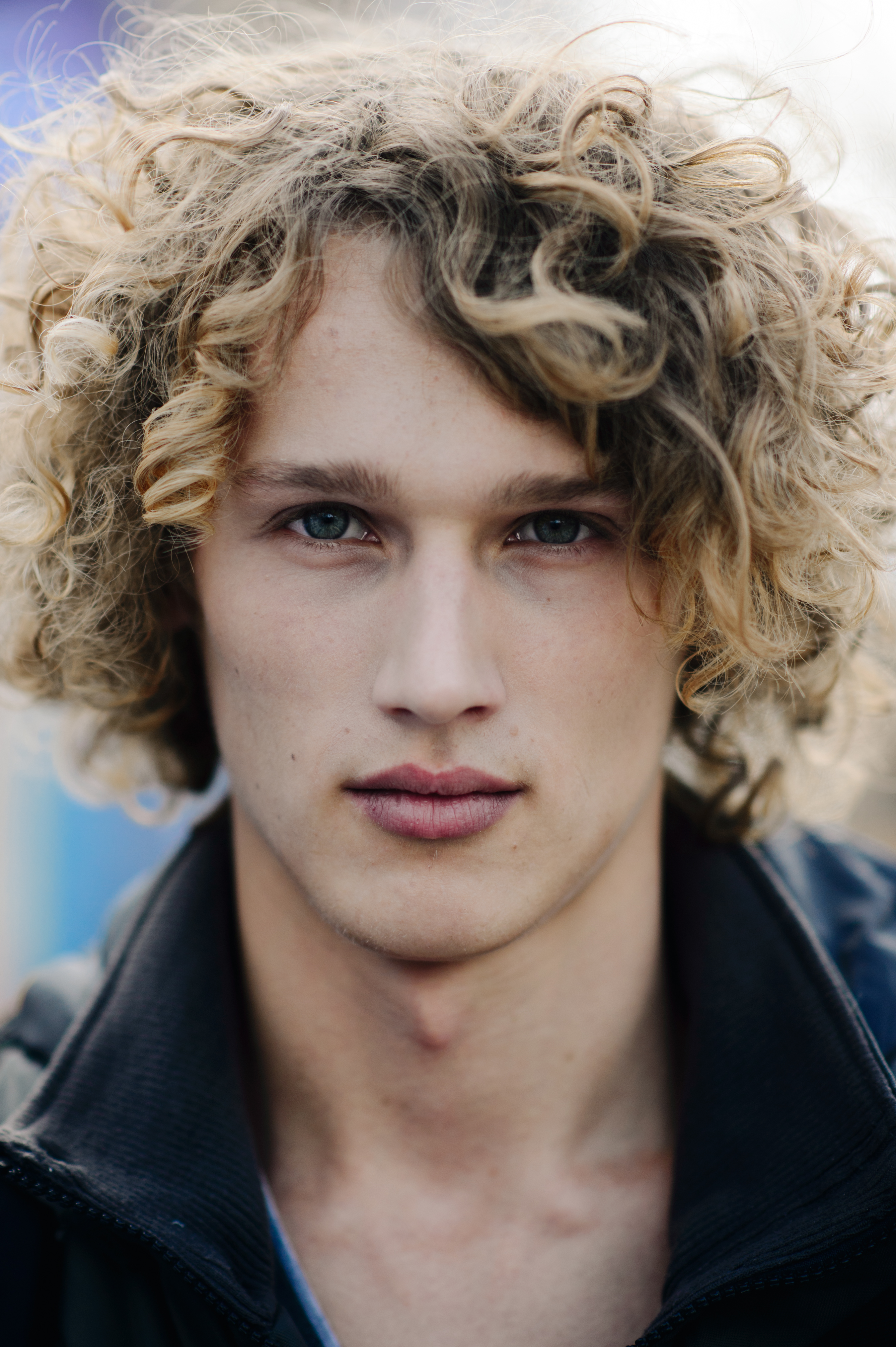 Portrait of a male model
