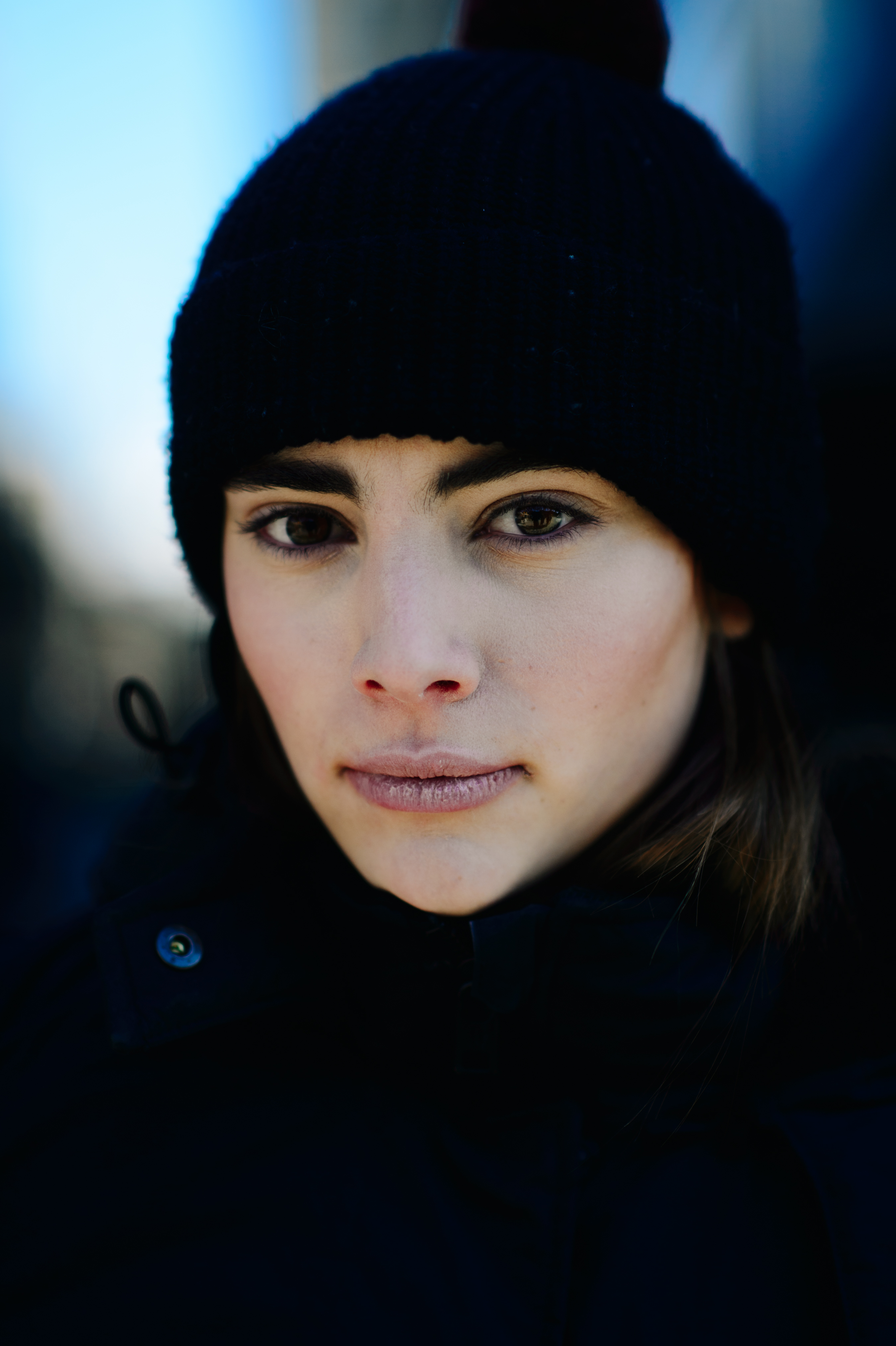 Portrait of a beautiful model