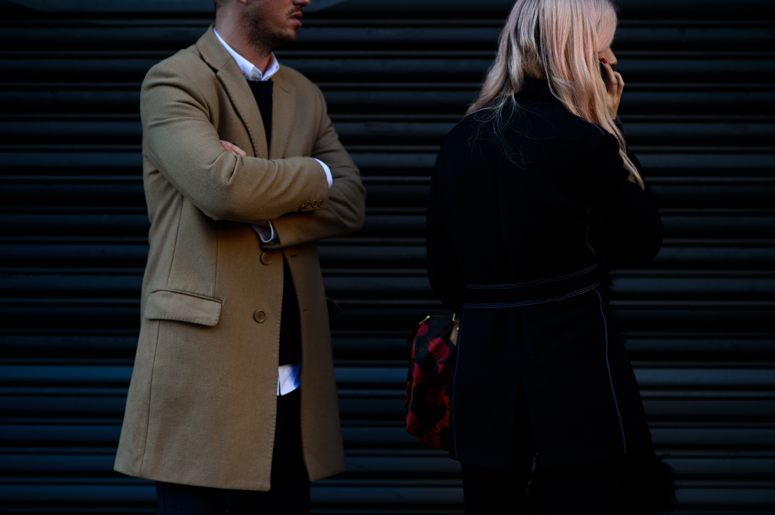 Man and woman after show