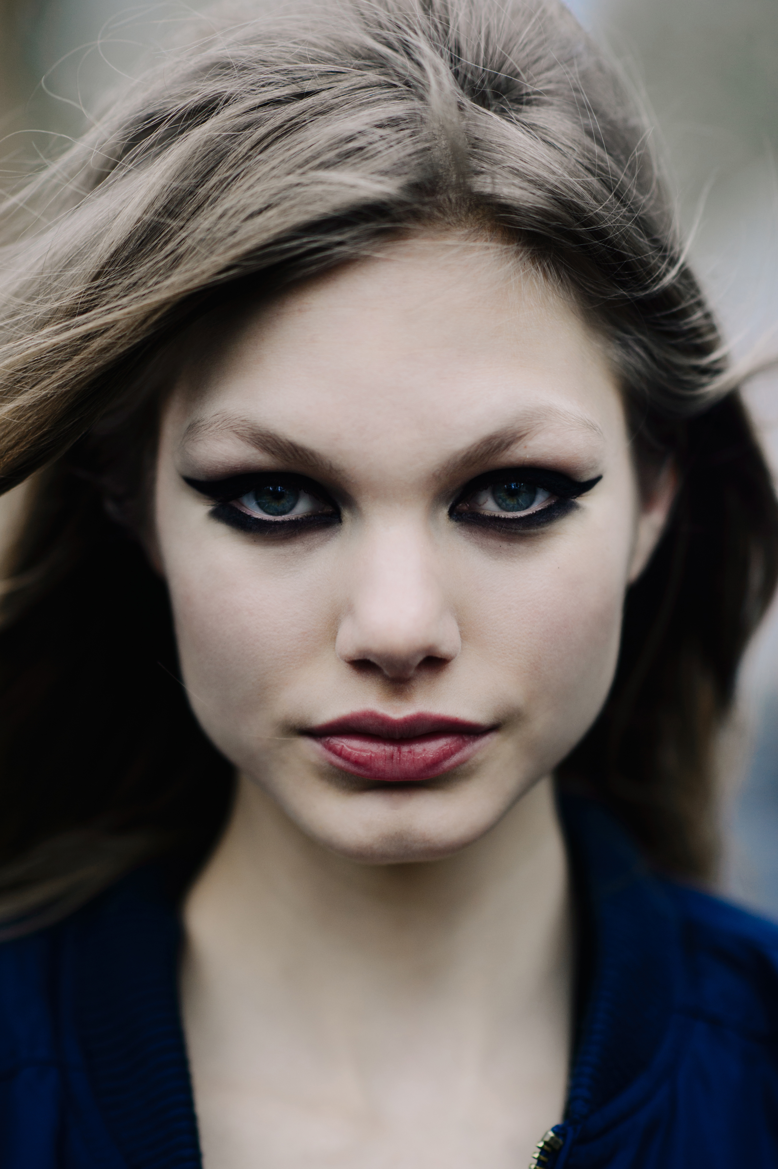 Portrait of a model with make up