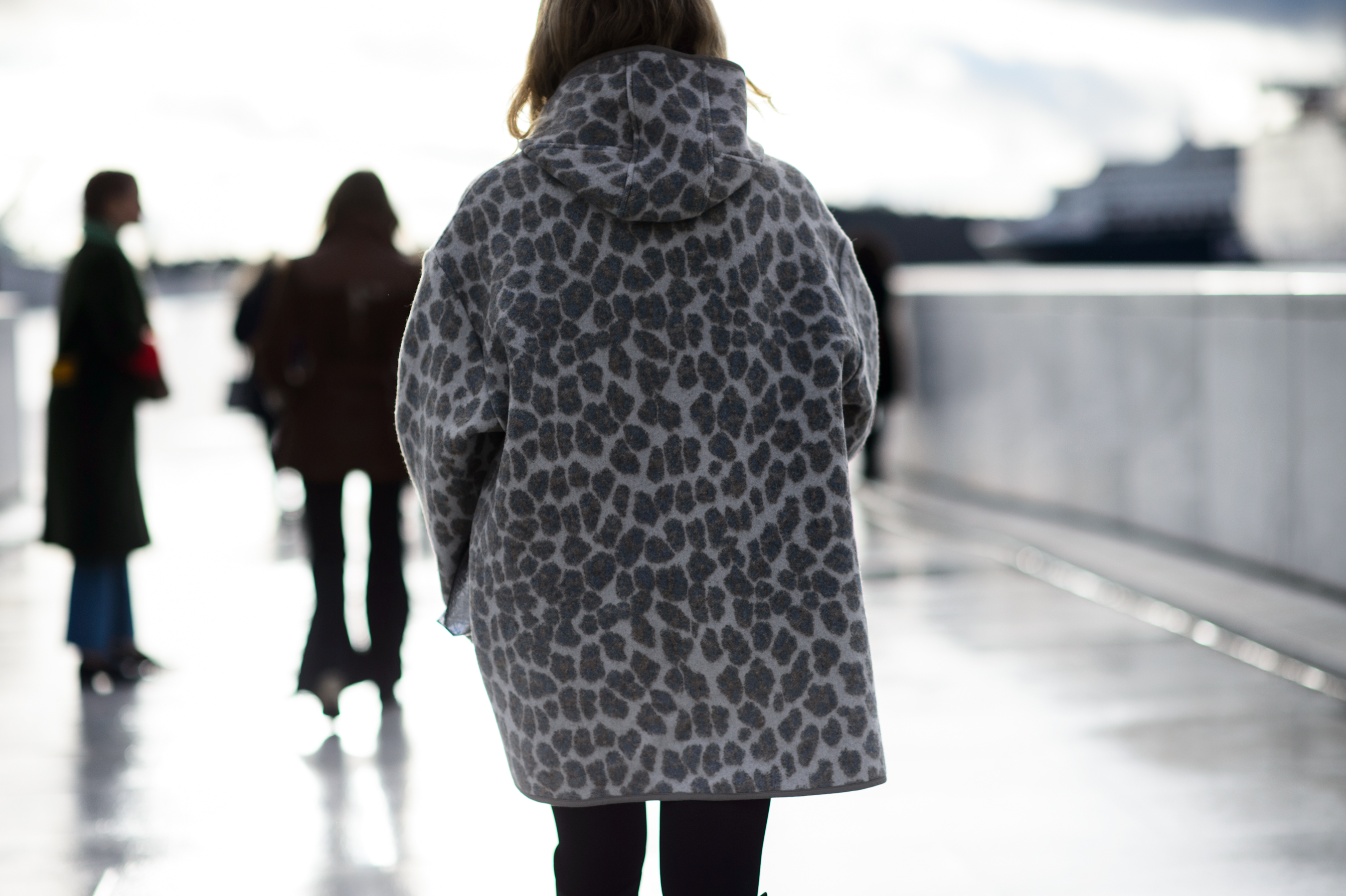 Leopard coat back