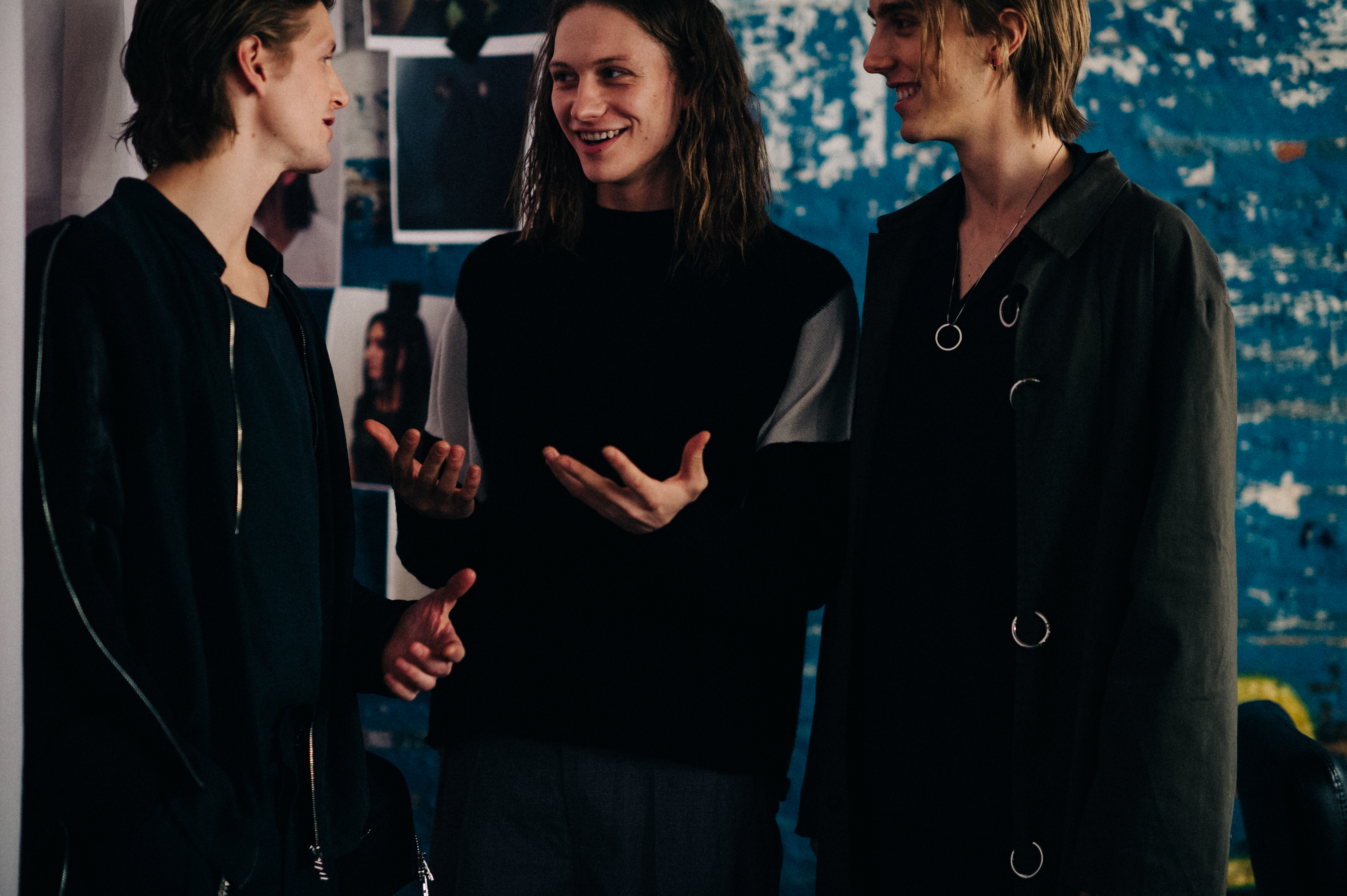 Three male models