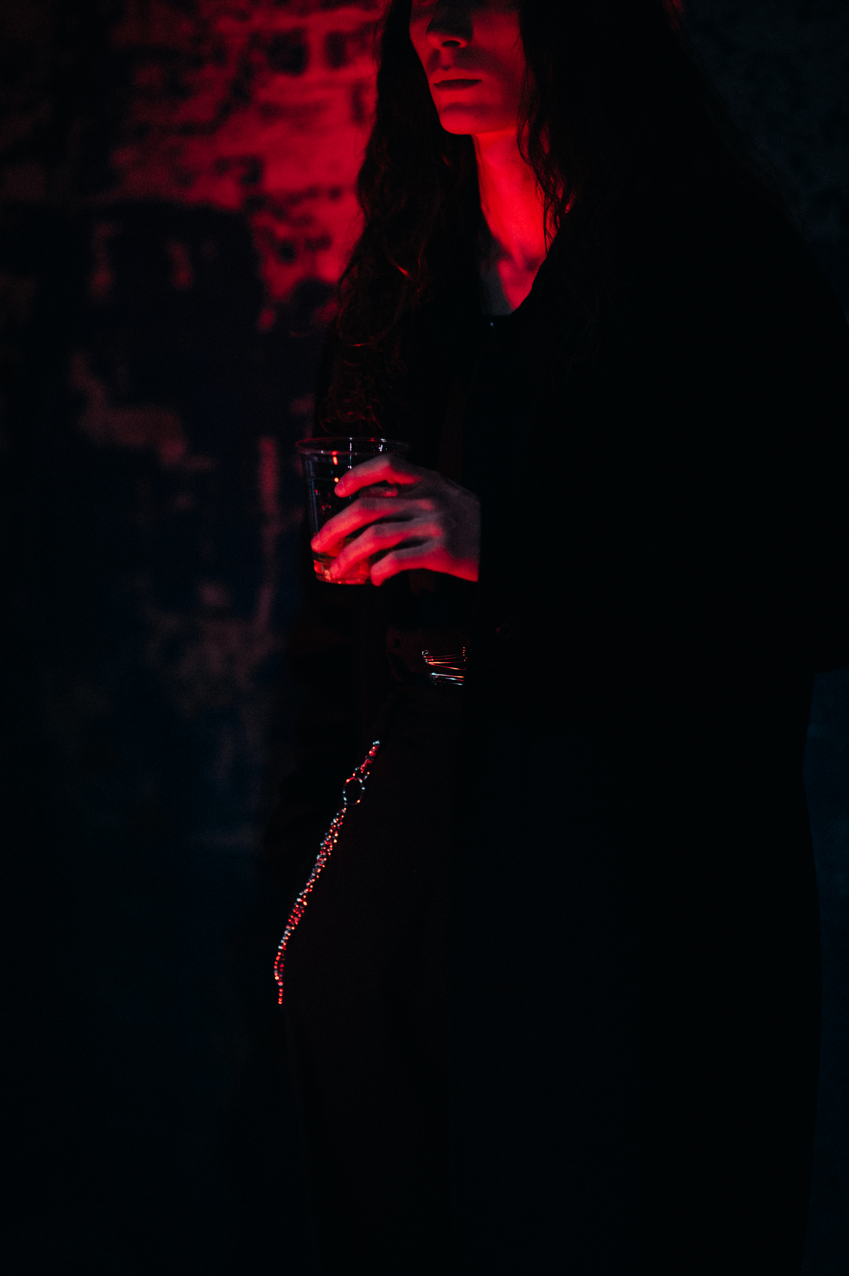 Male model long hair