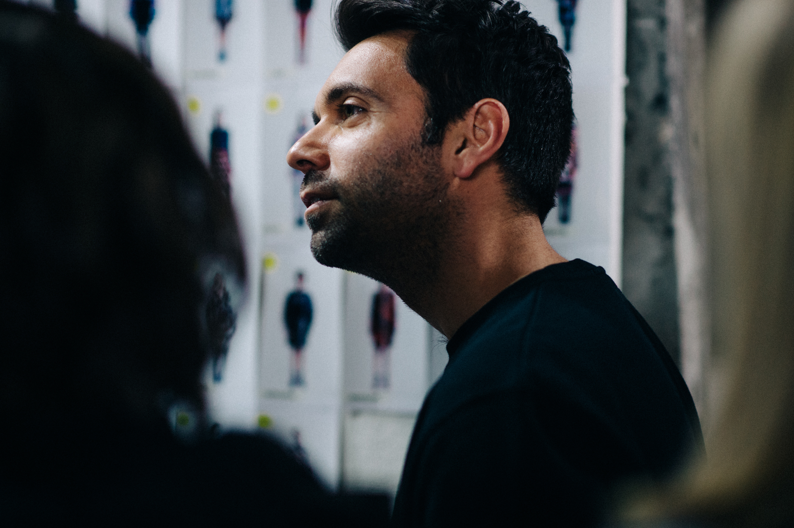 Designer before the show