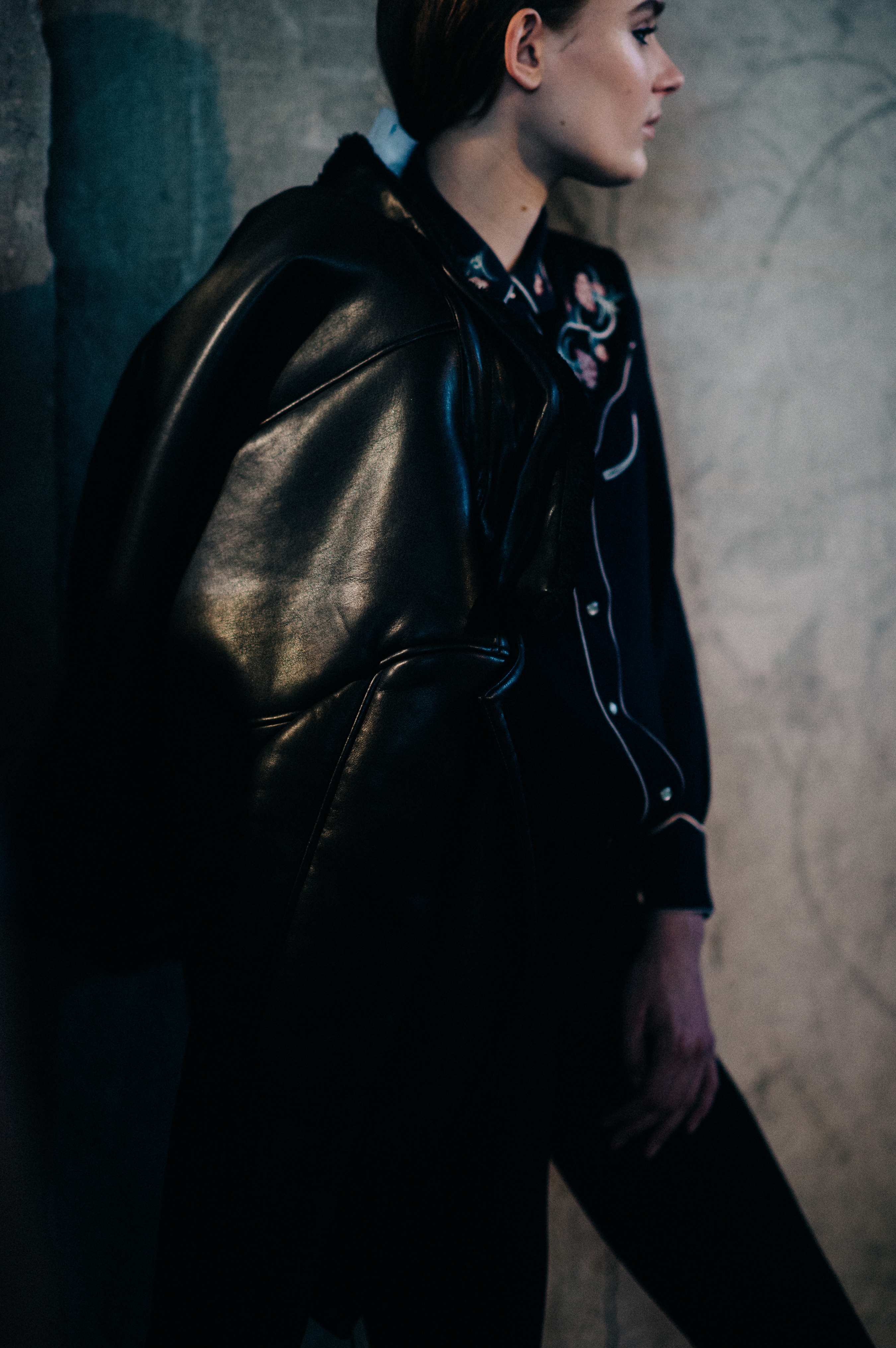 Model before the show