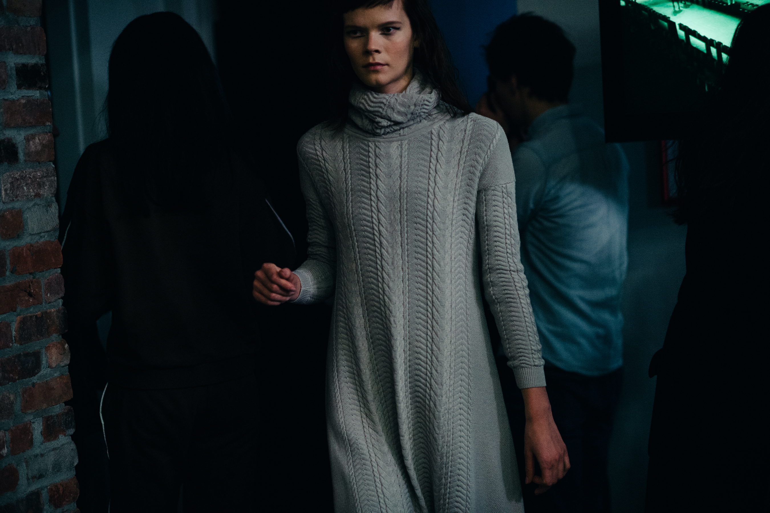 Model before the show