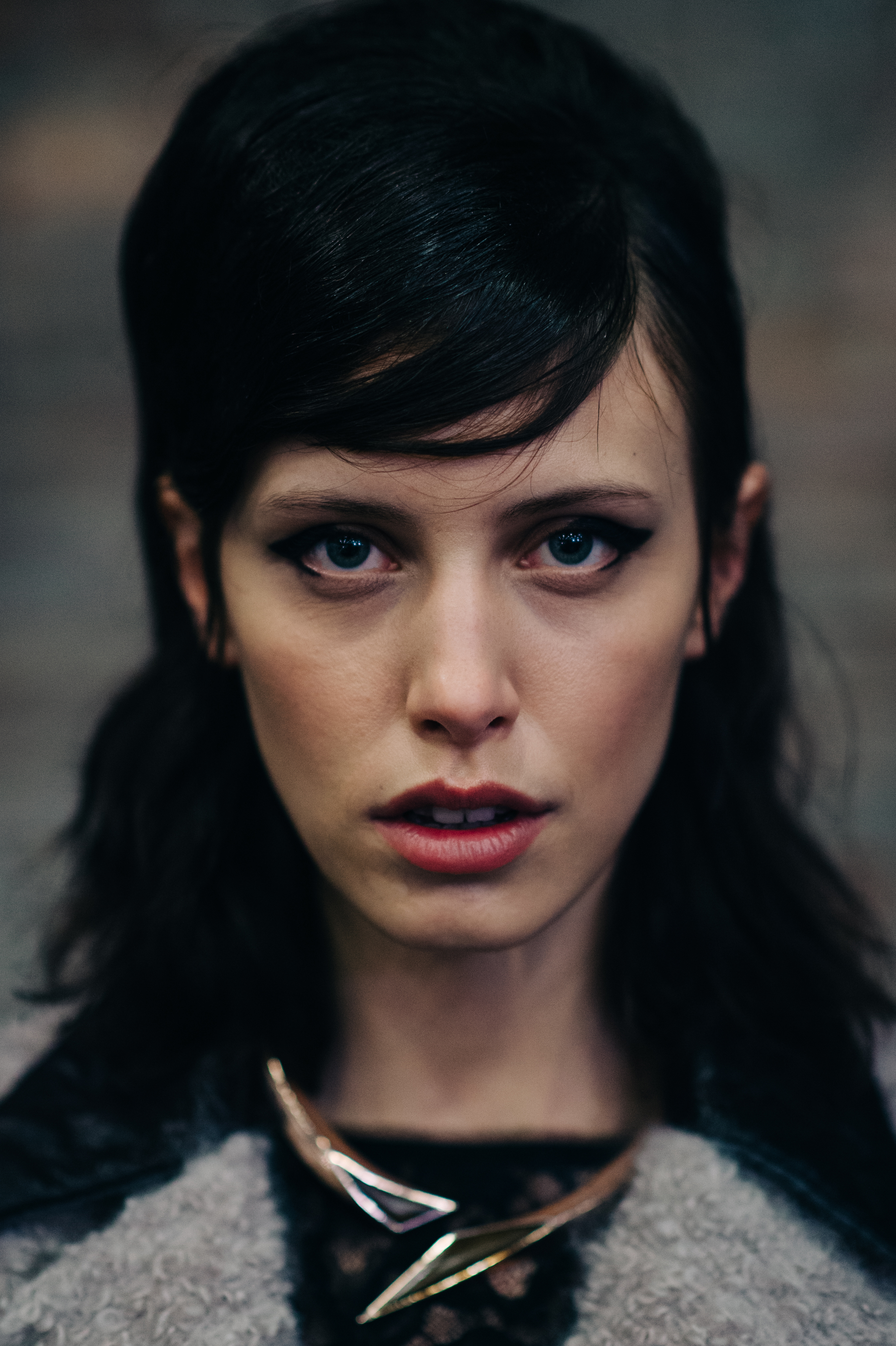 Portrait of model