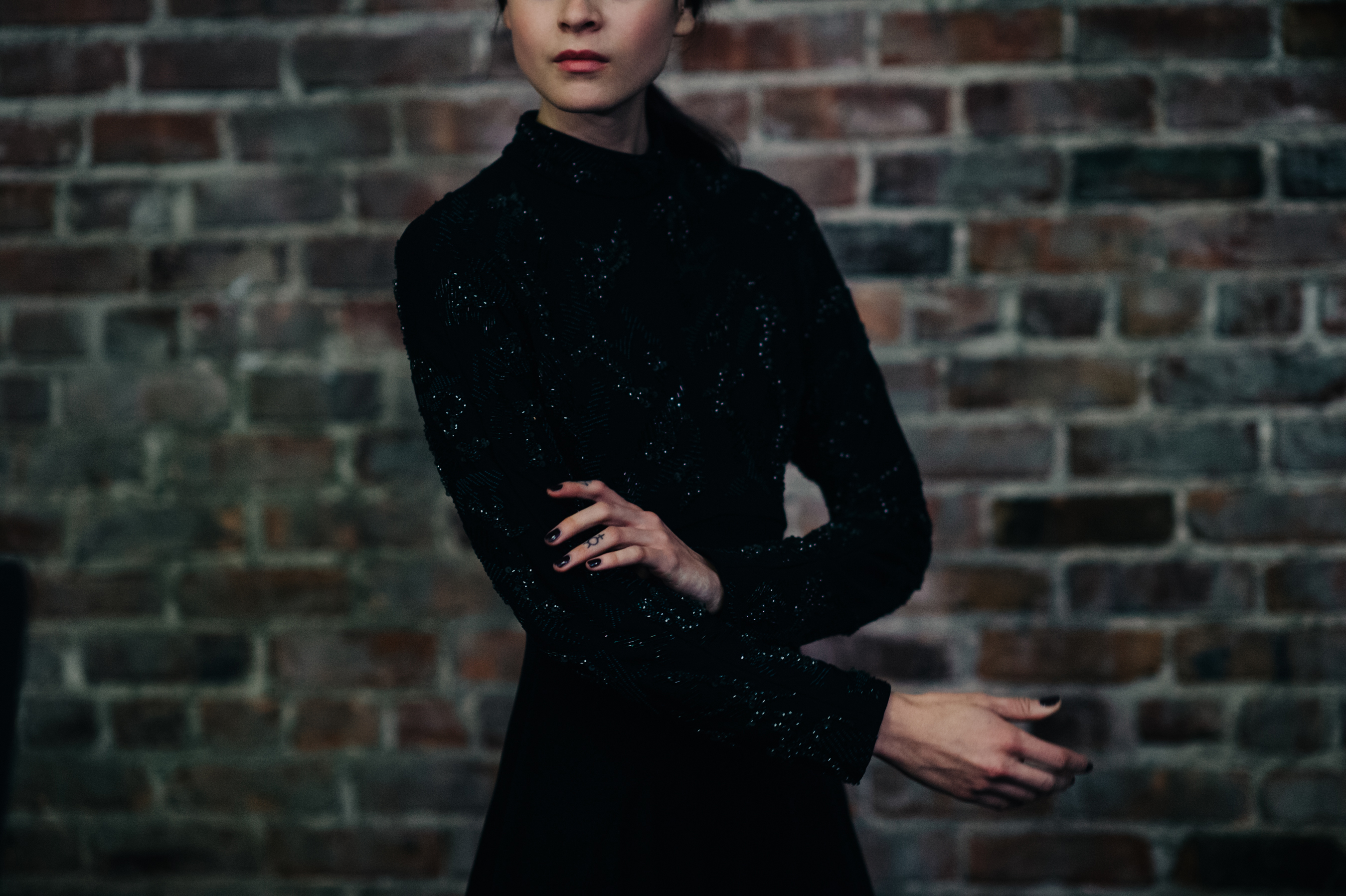 Model before the show