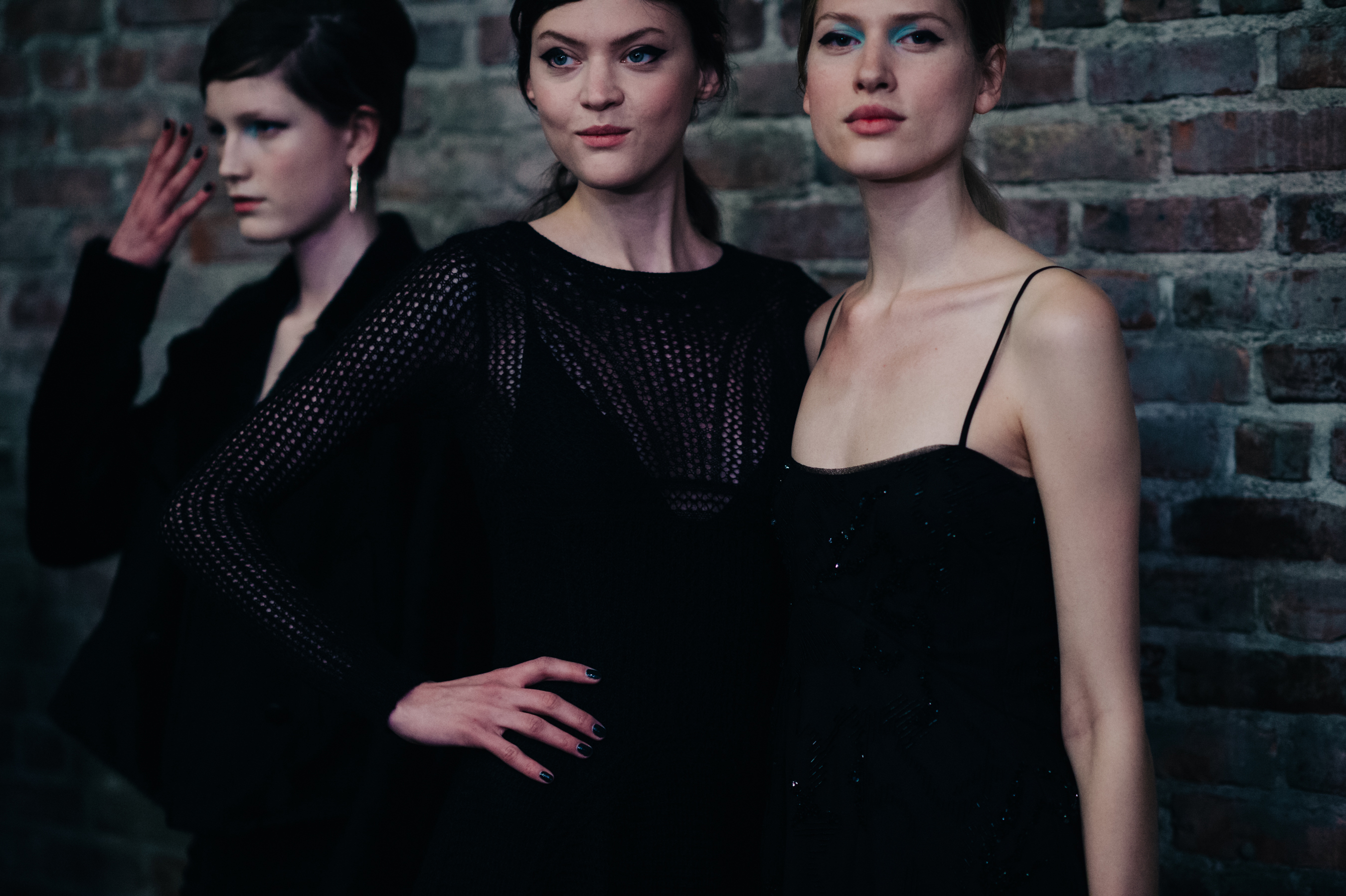 Models before the show
