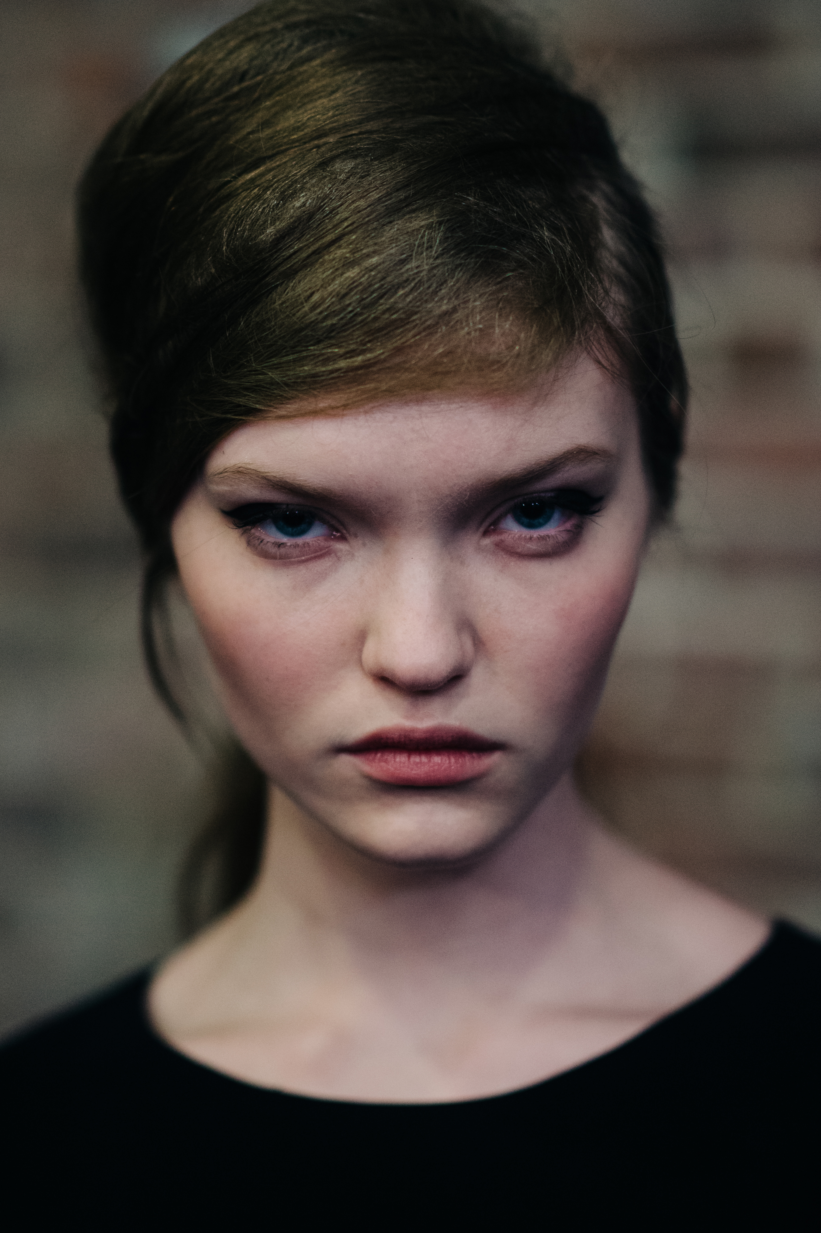 Portrait of model