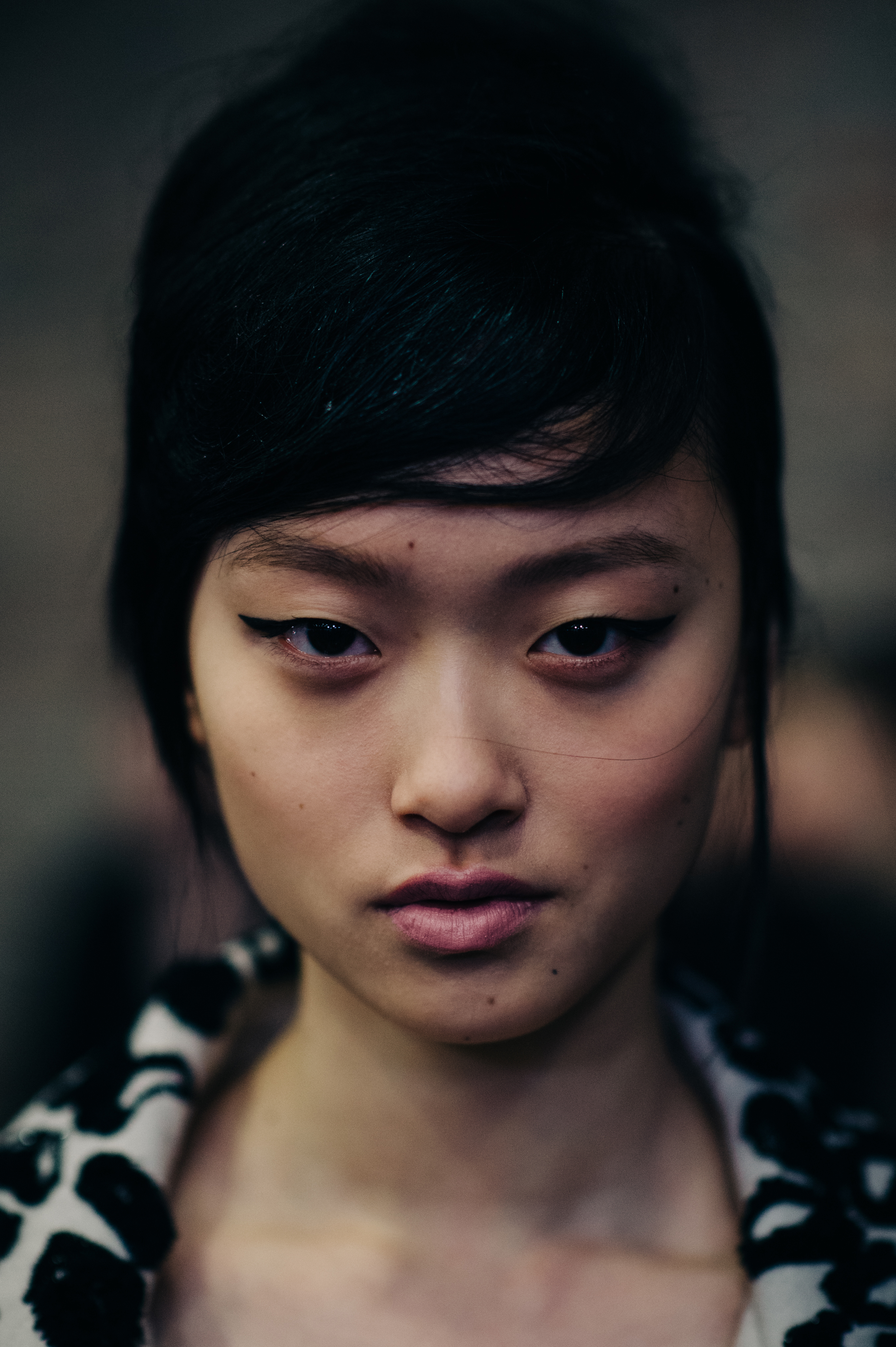 Portrait of model
