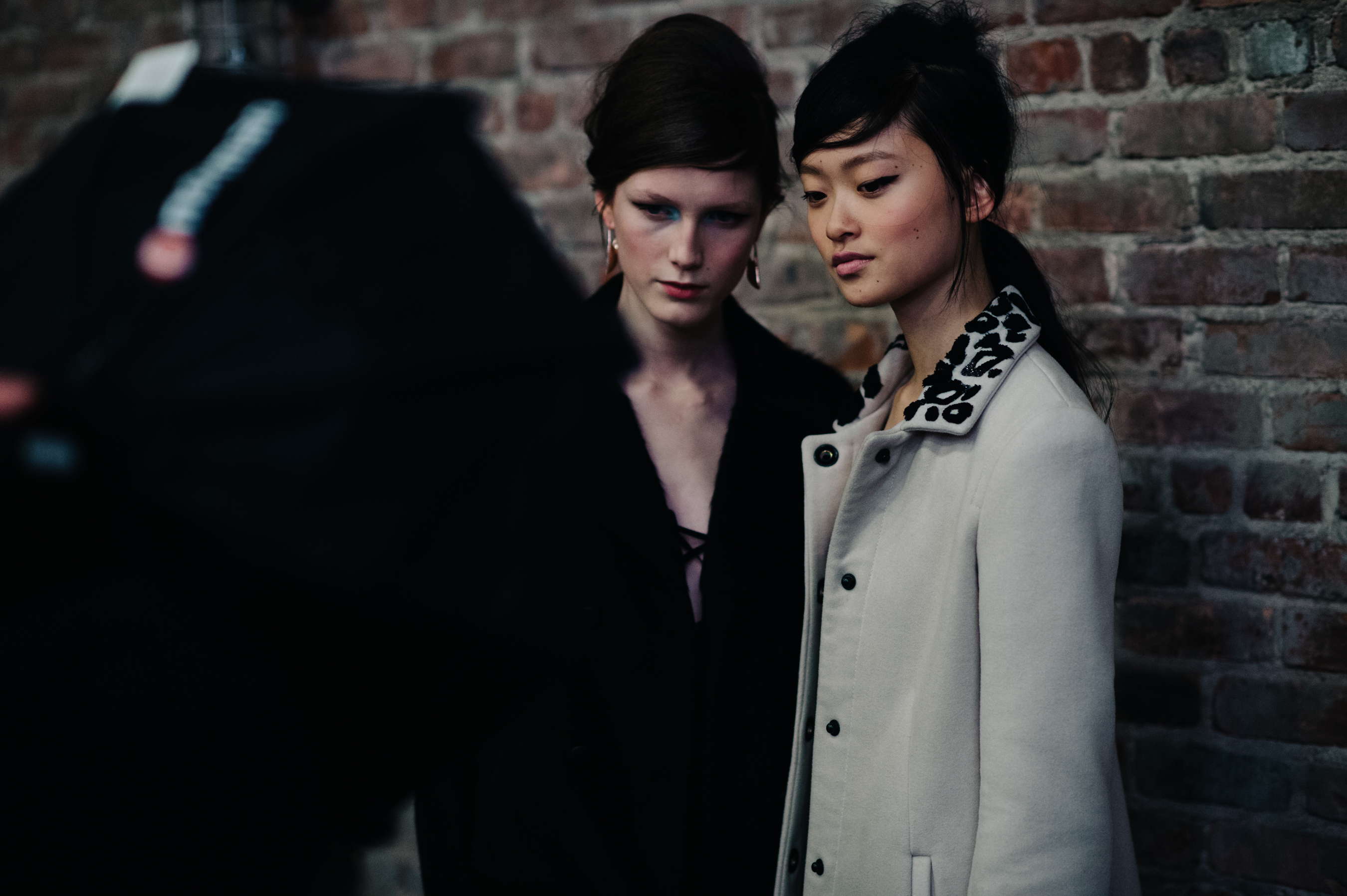 Models before the show