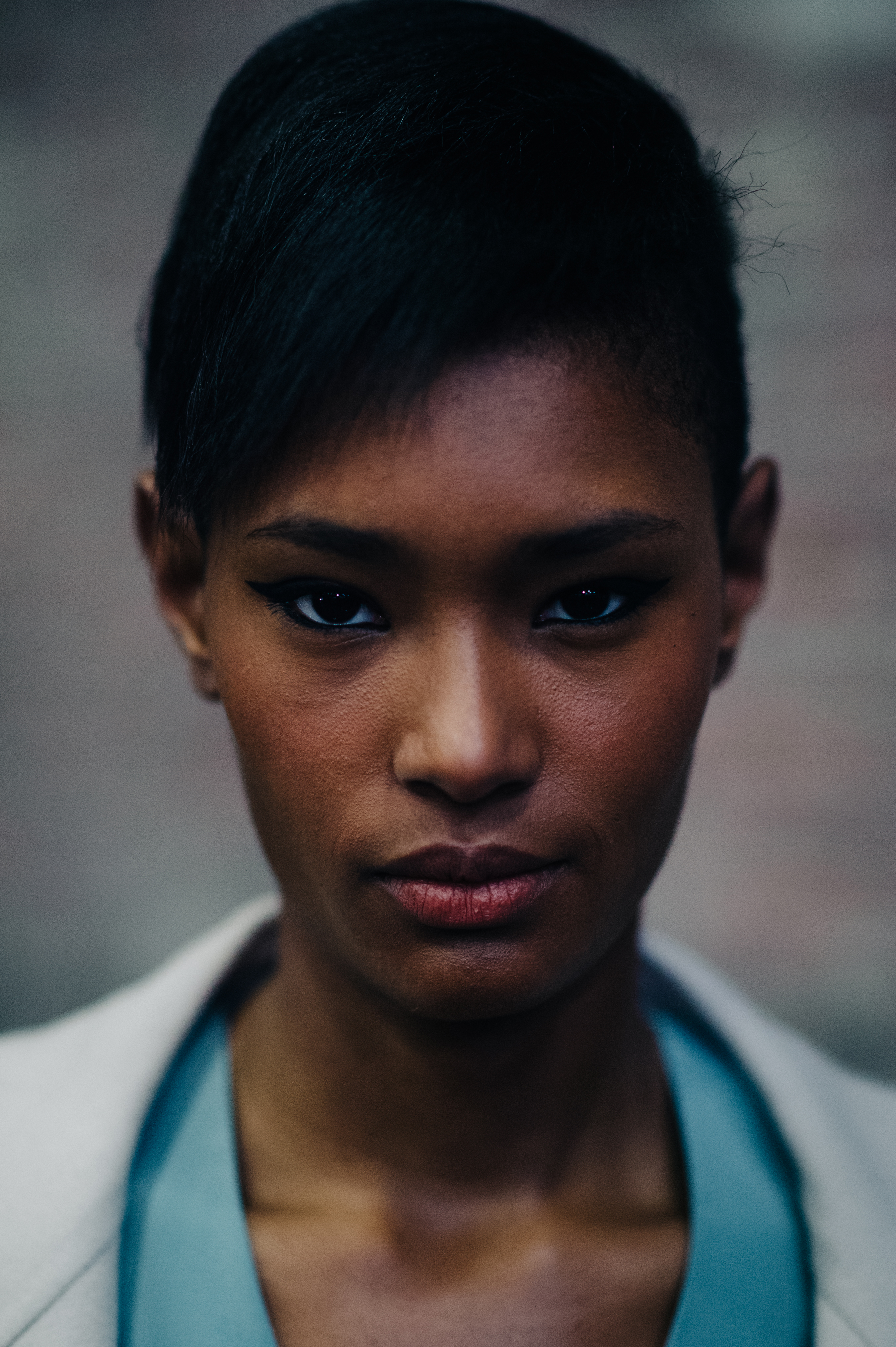 Portrait of model
