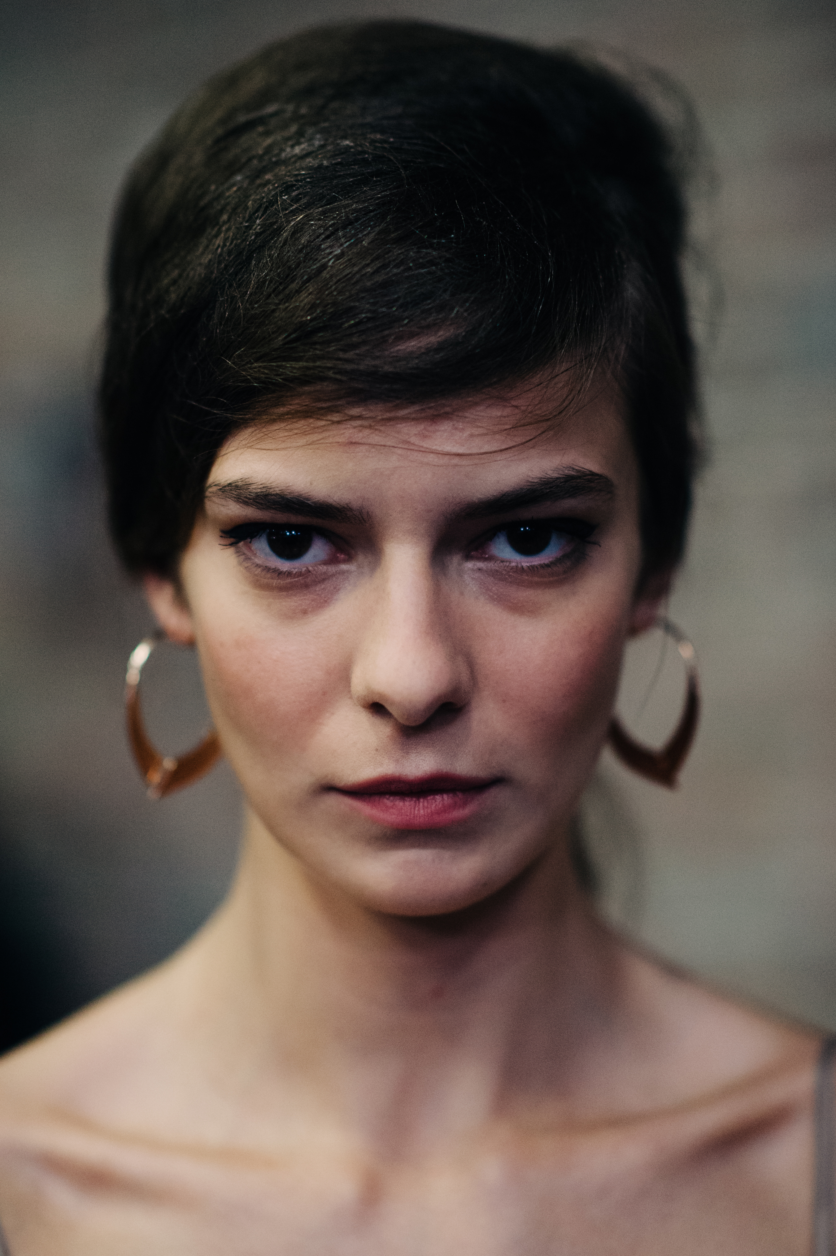 Portrait of model