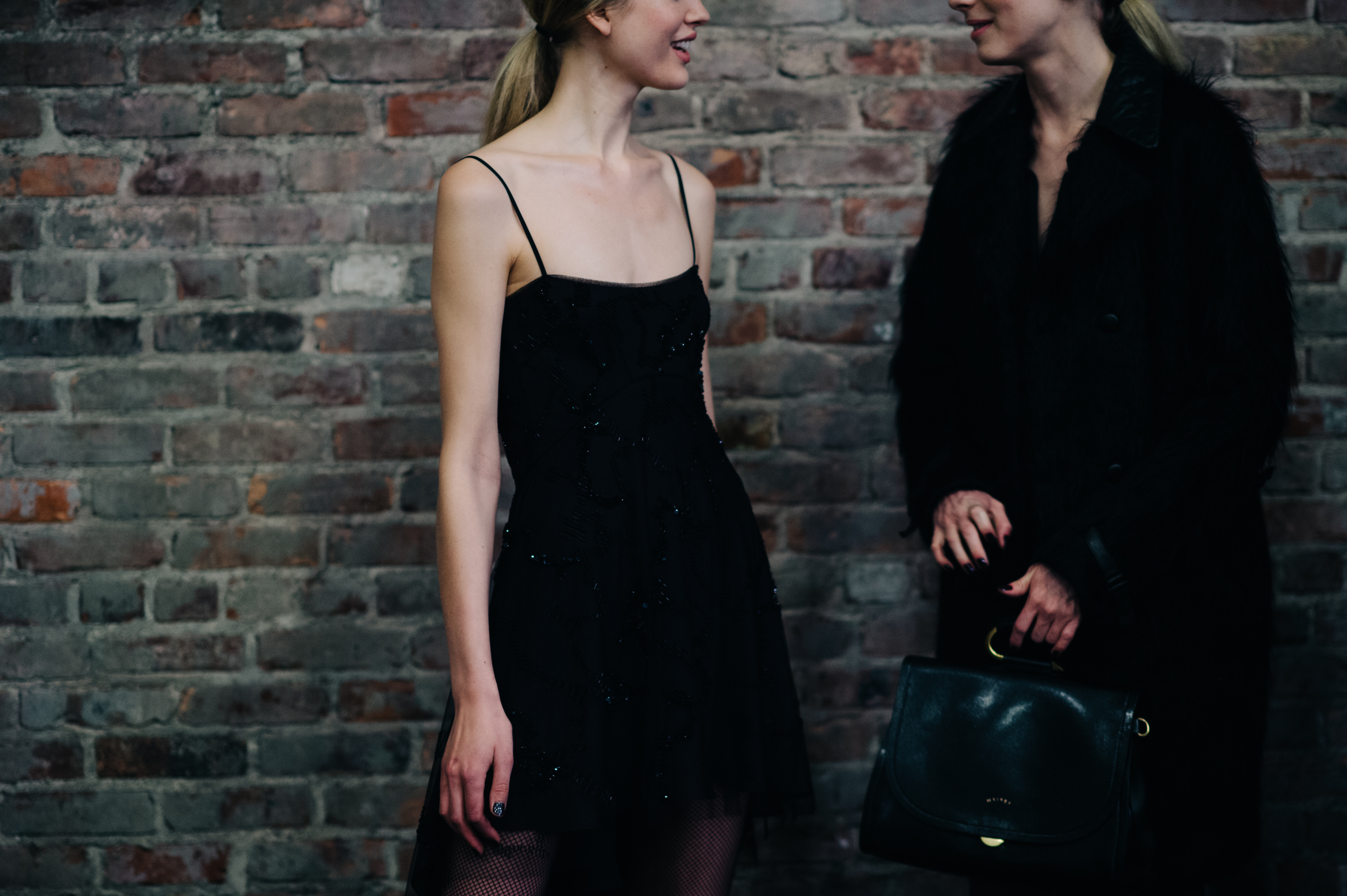 Models before the show