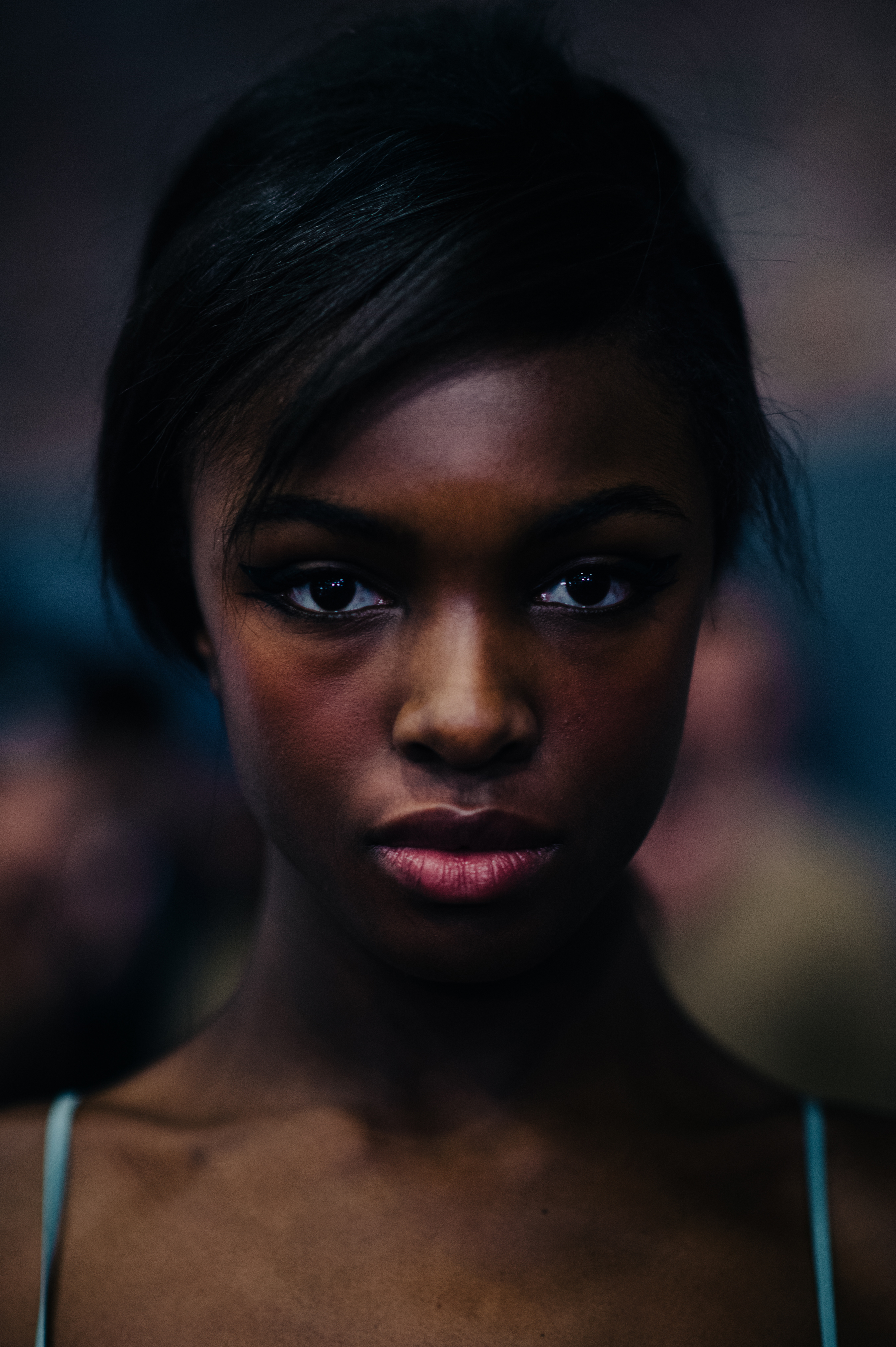 Portrait of model