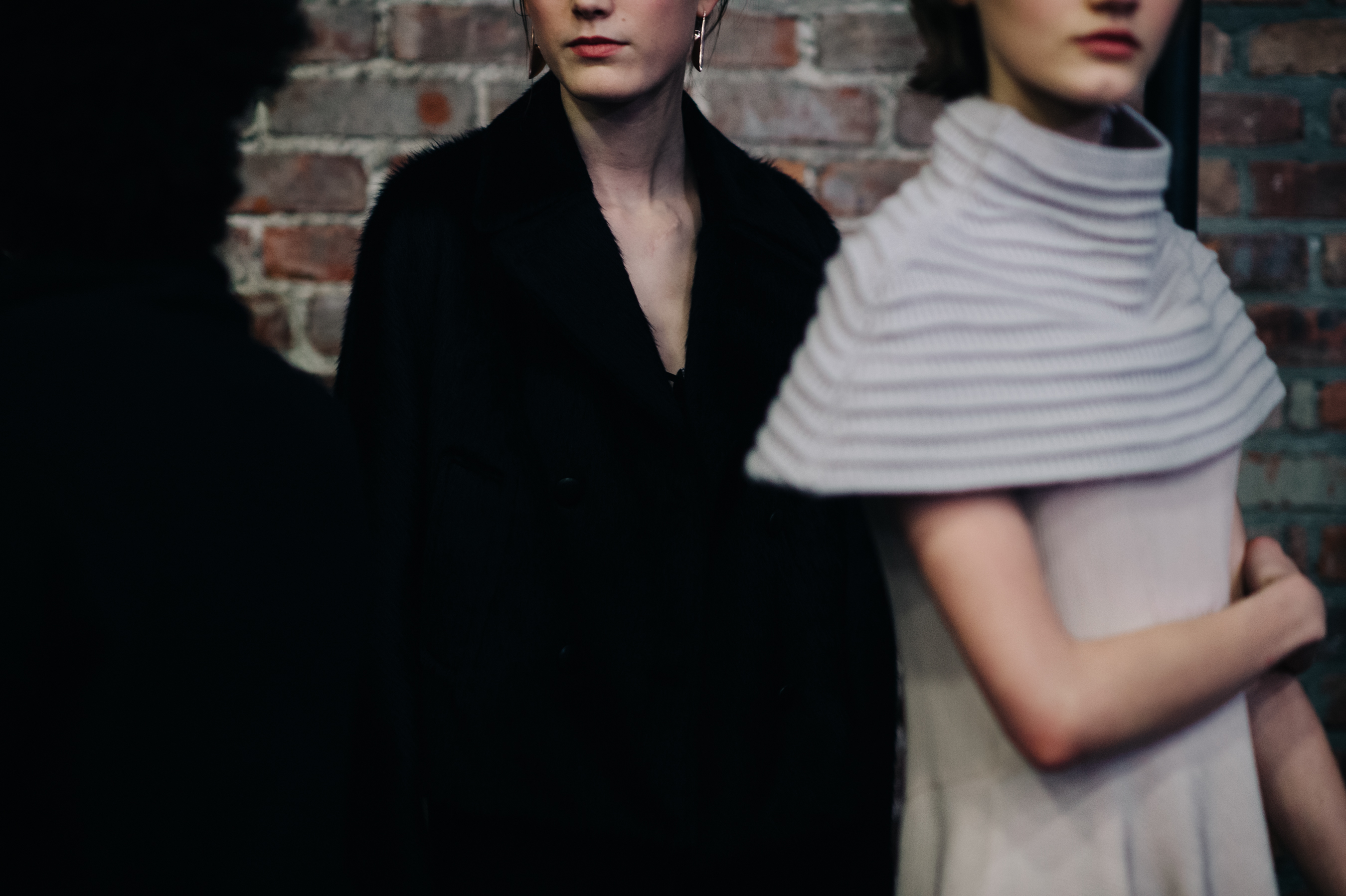 Models before the show