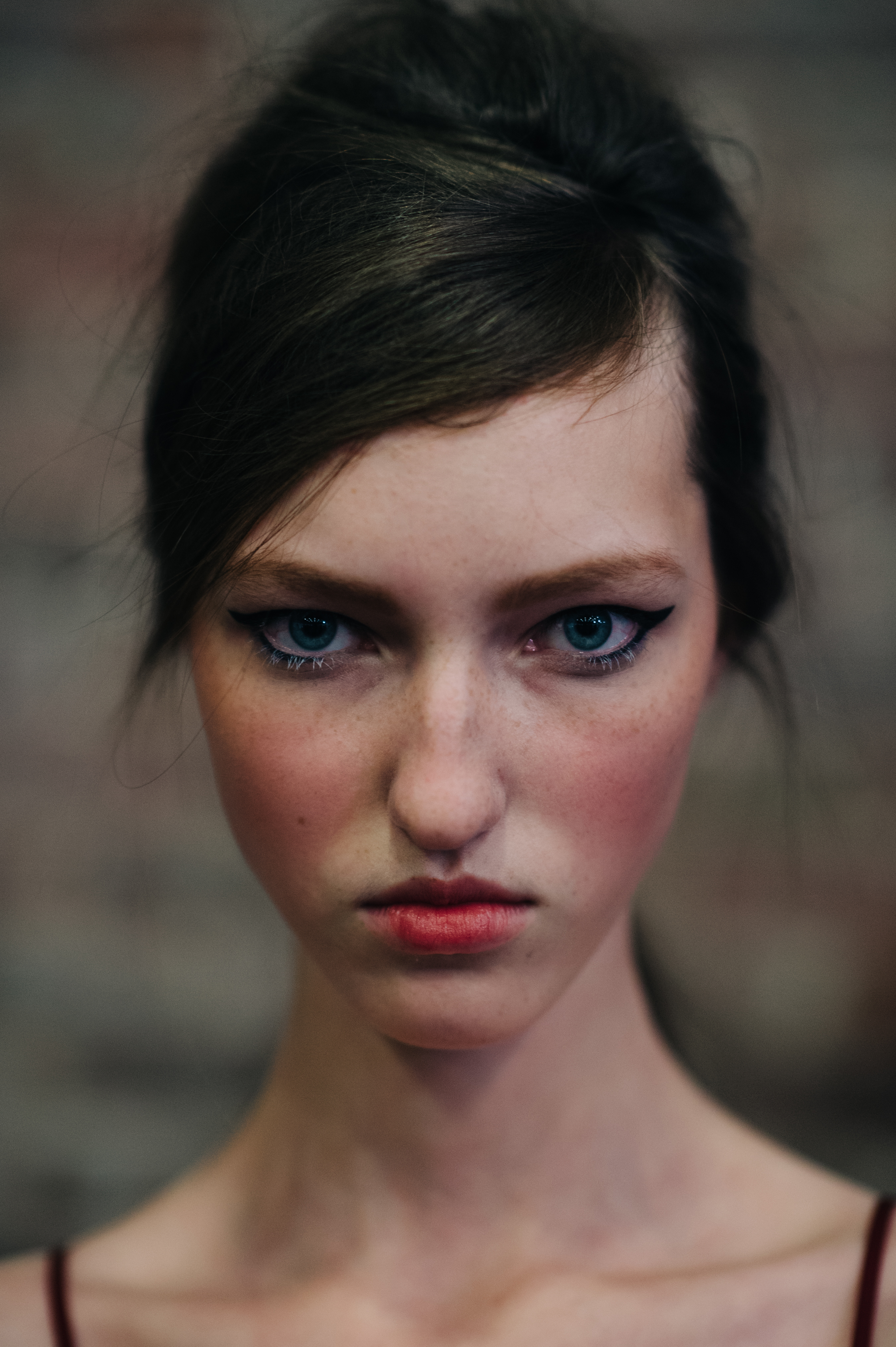 Portrait of model