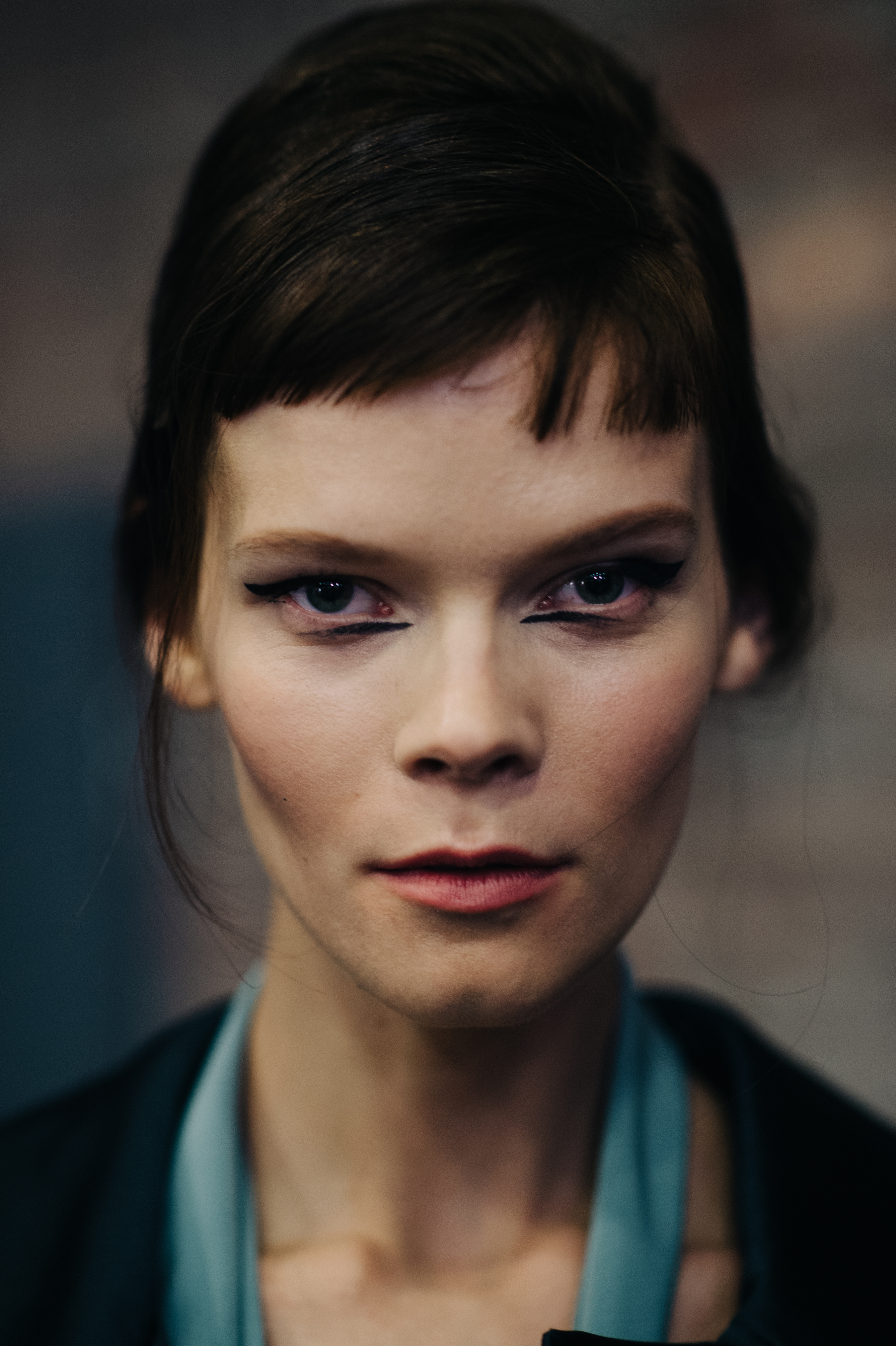 Portrait of model