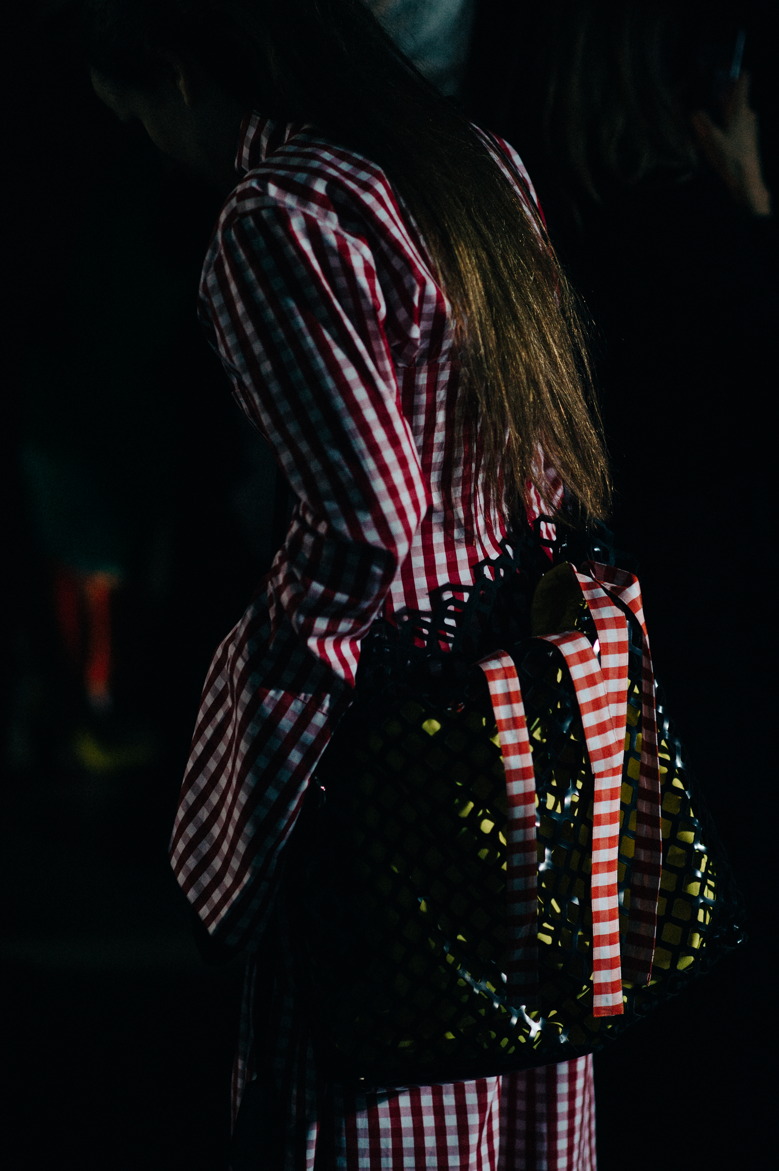 Model before the show