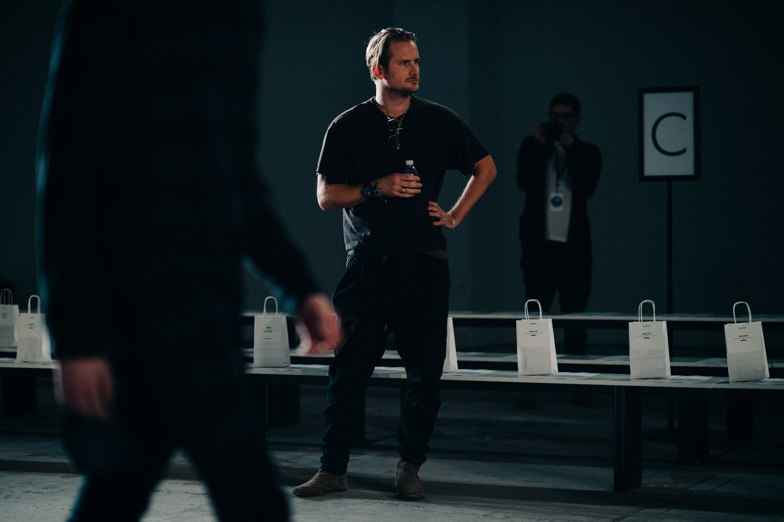 Designer before the show