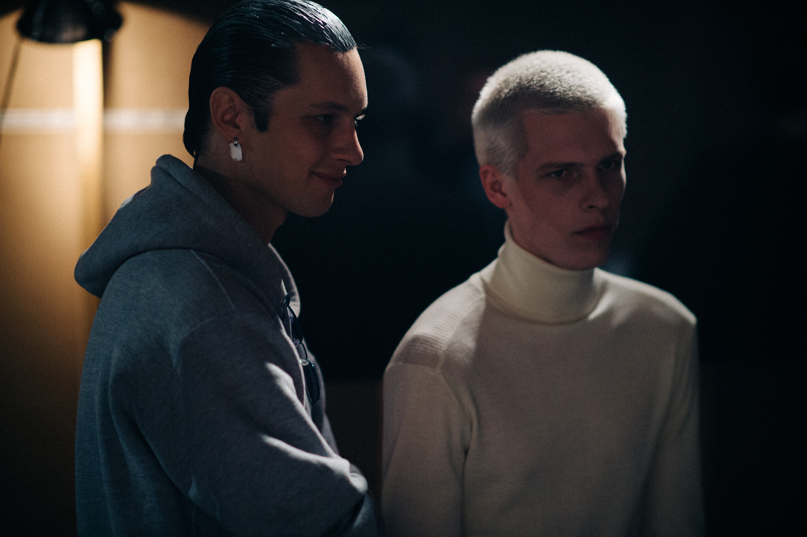 Two male models