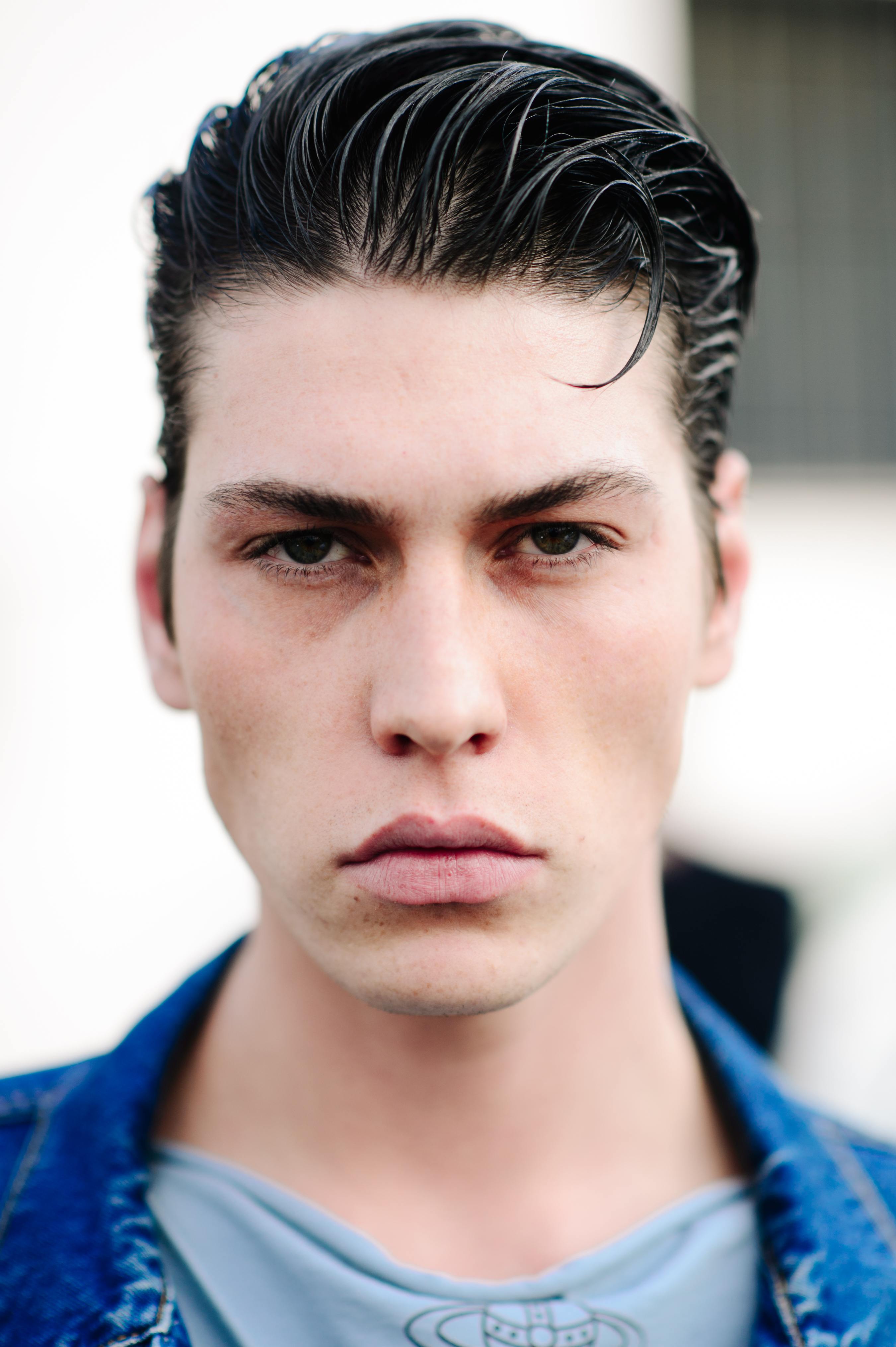 Portrait of a French male model