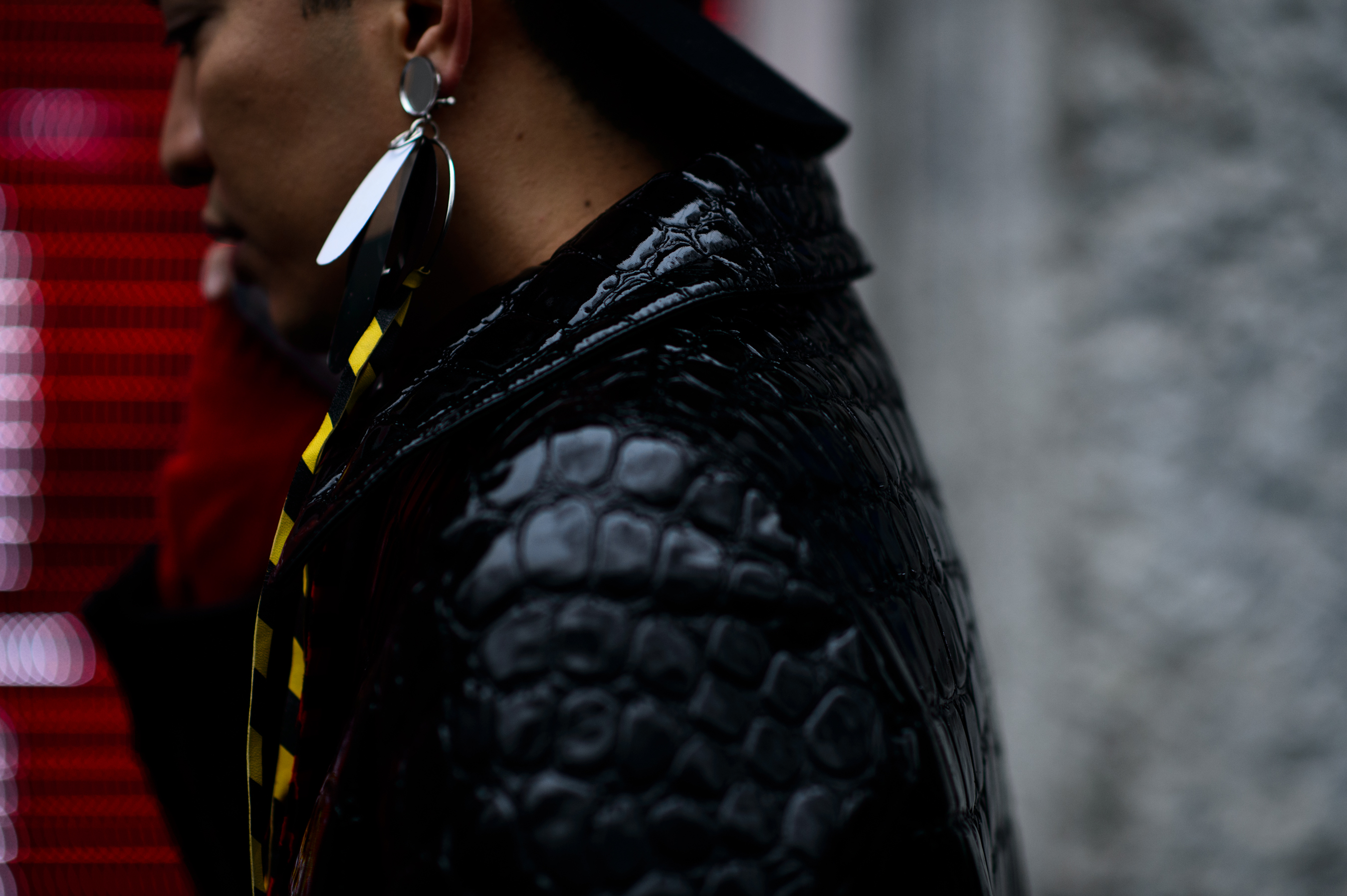 Blogger wearing Miu Miu total look