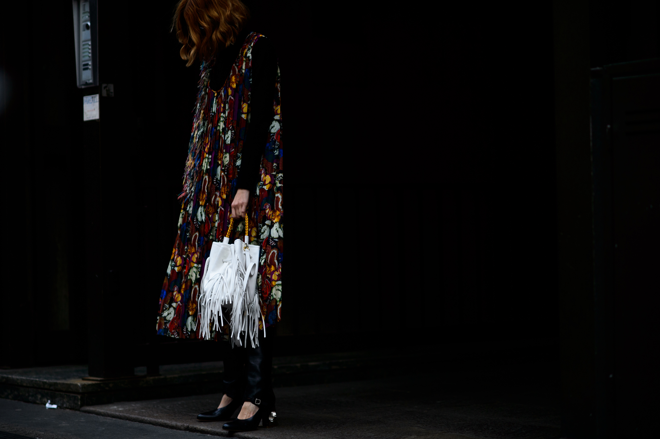 Argentinian blogger wearing floral dress