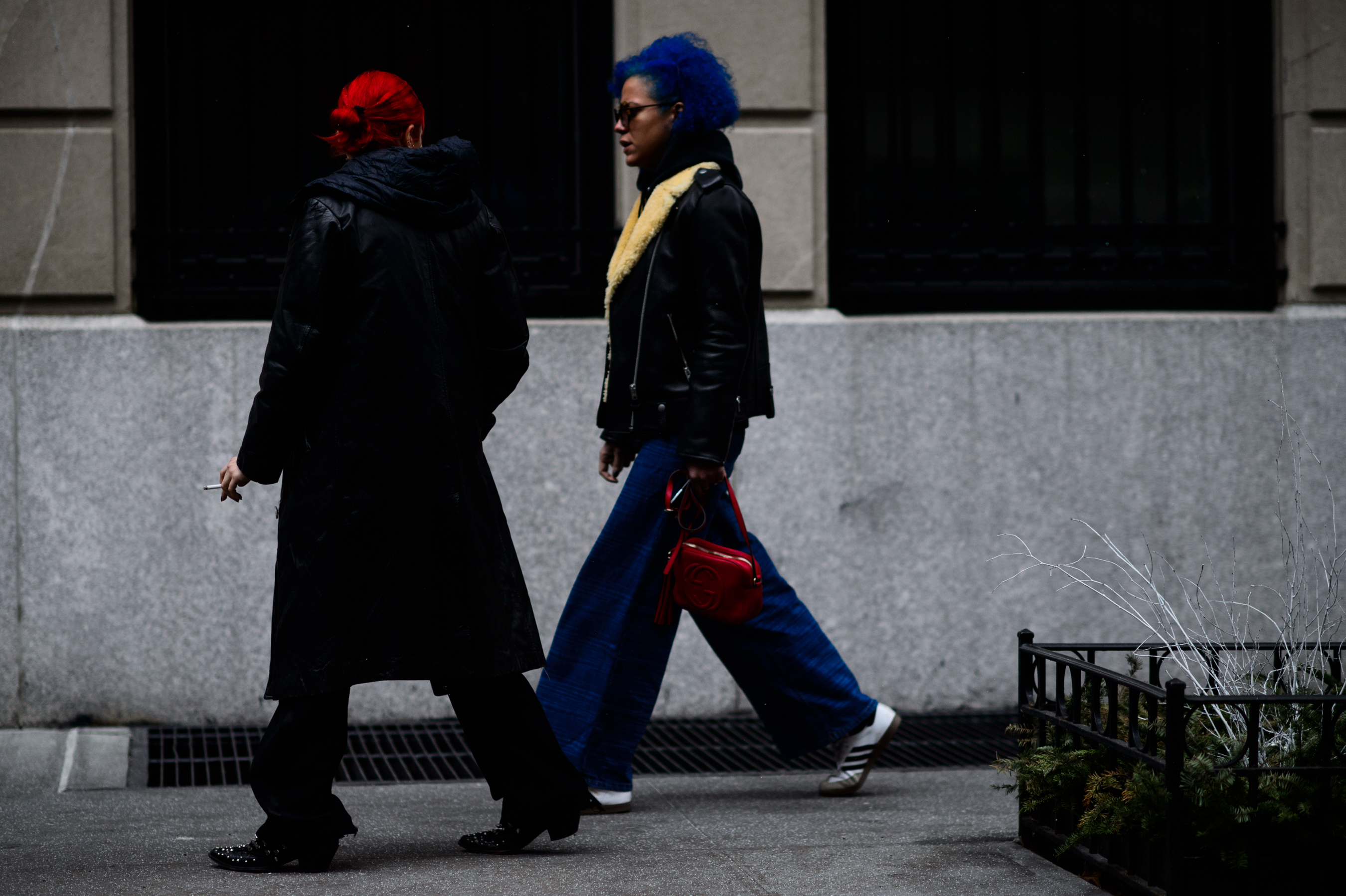 Two British editors coloured hair