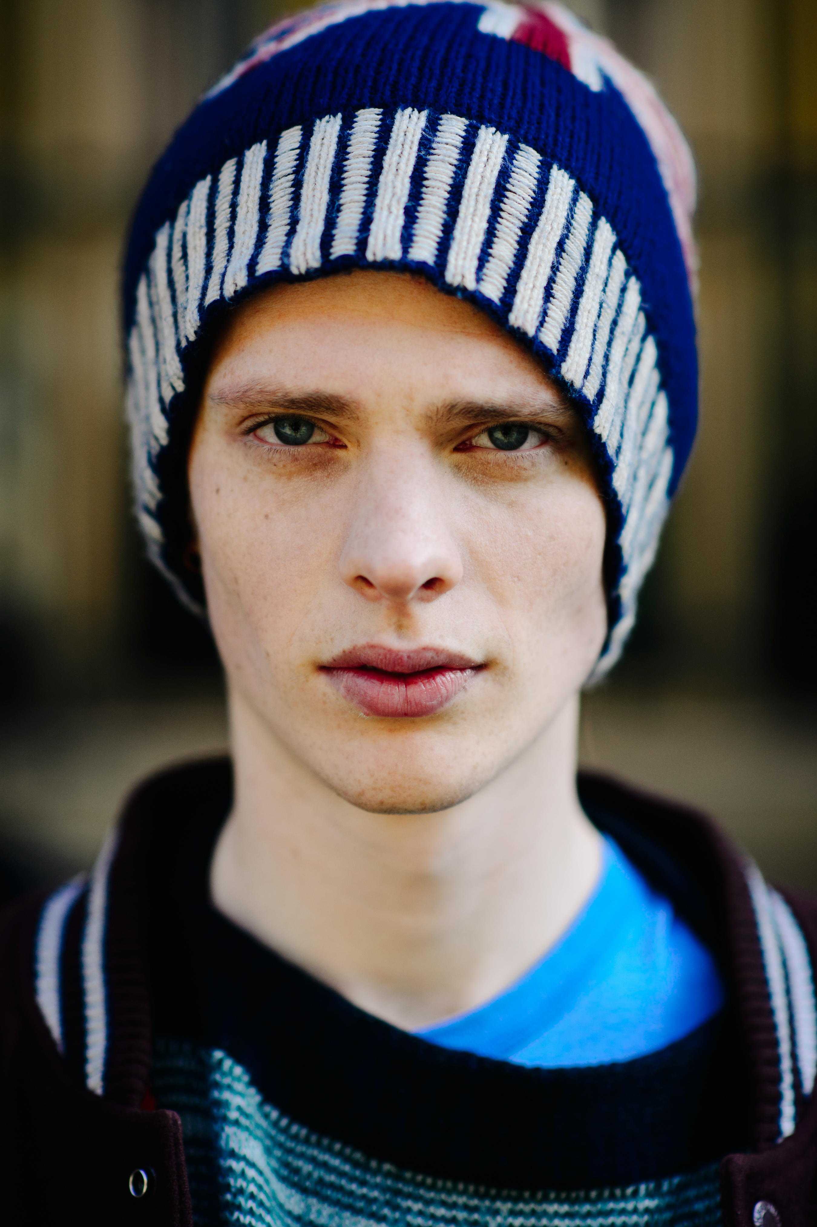 Portrait of a male model