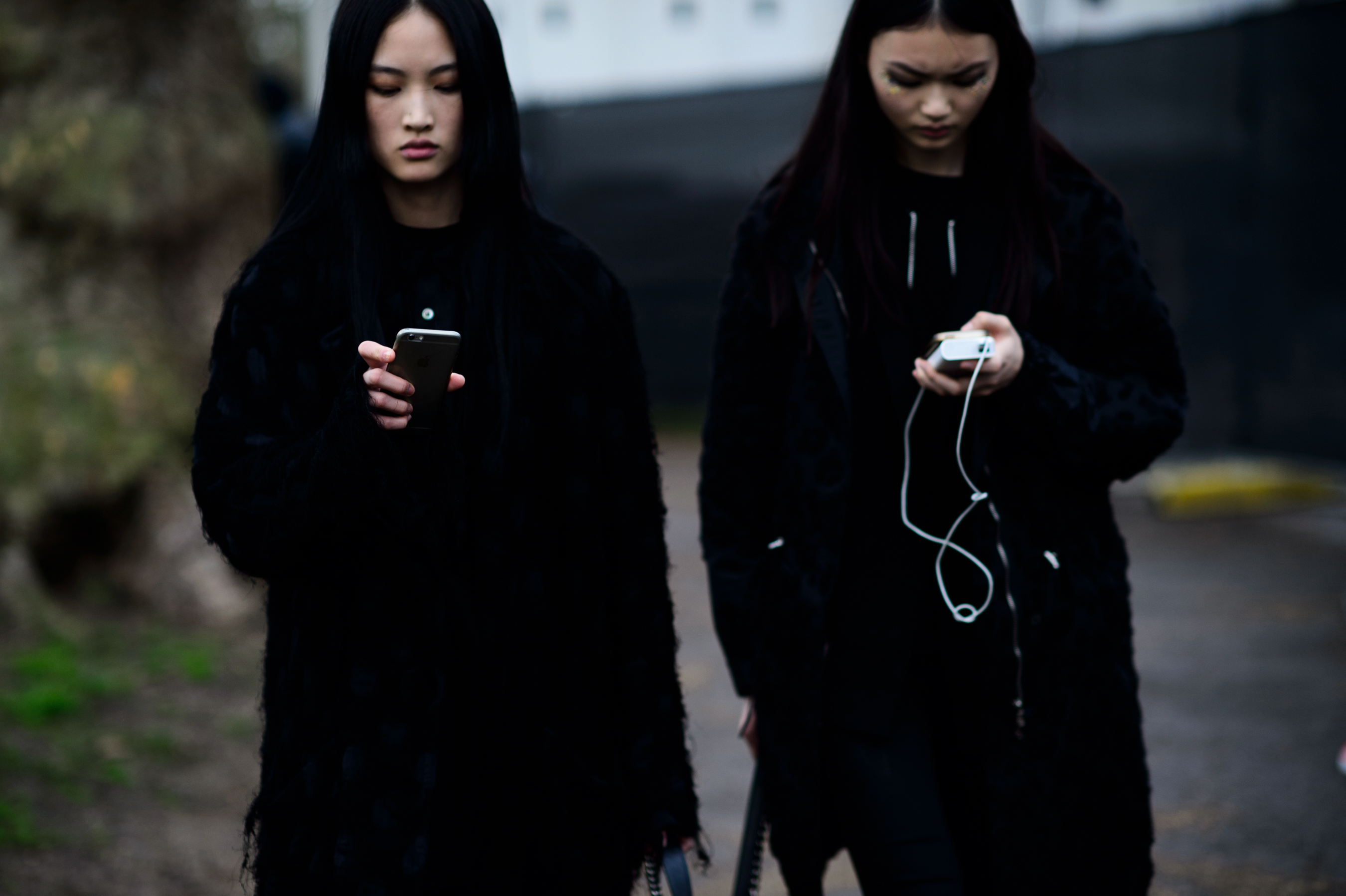 Two Chinese models after Burberry