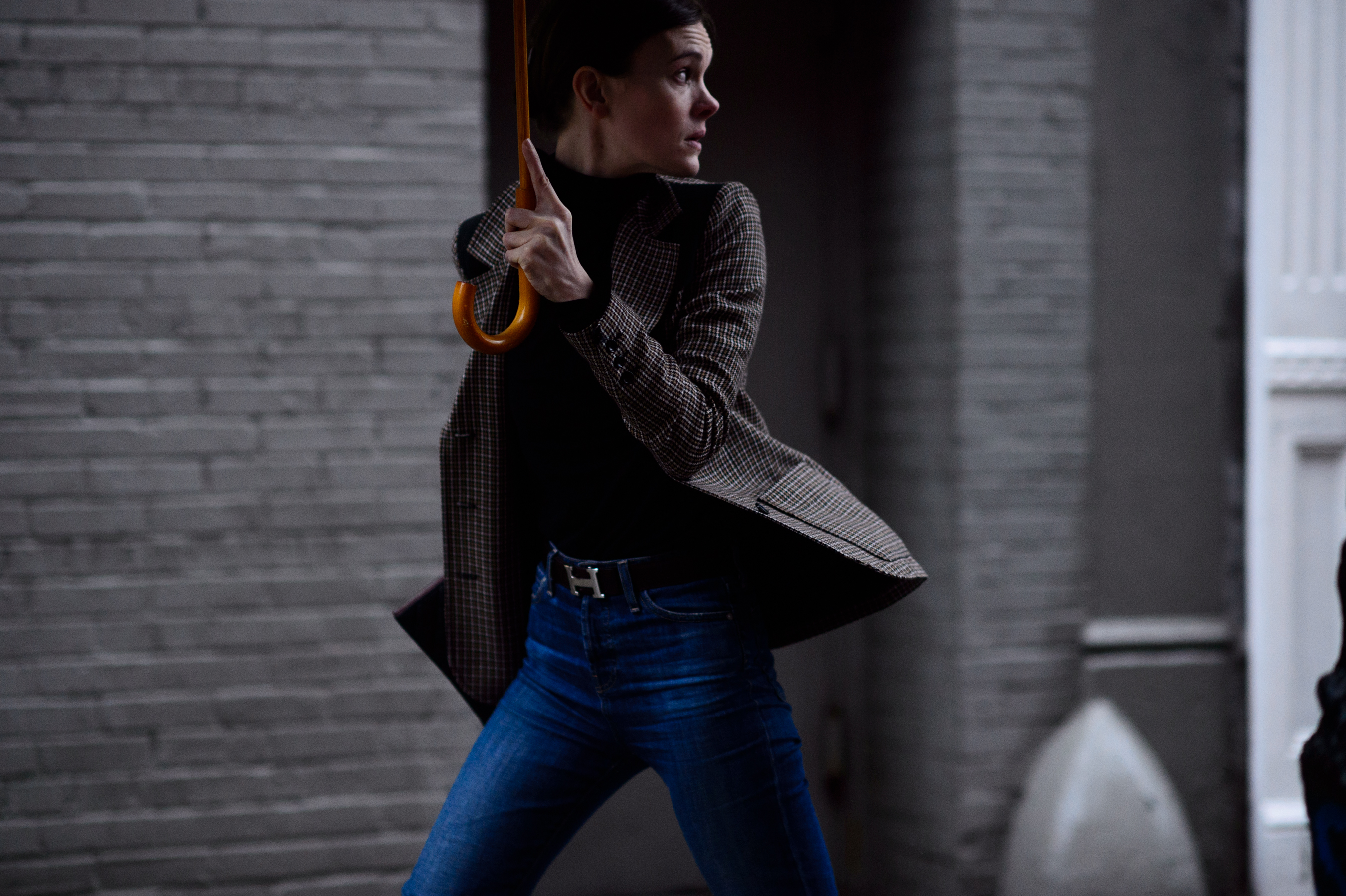 Woman in jacket