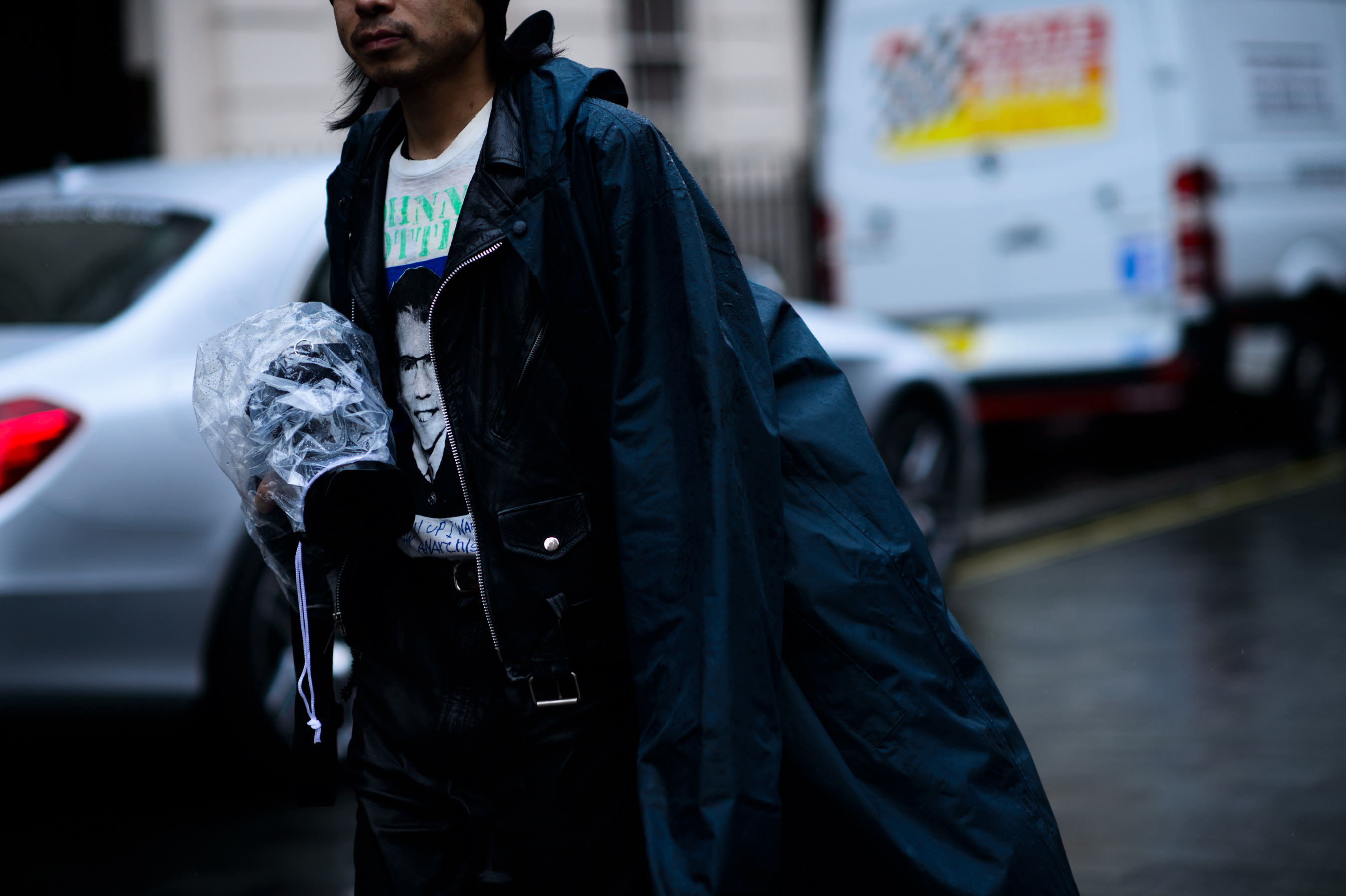 Japanese photographer raint coat
