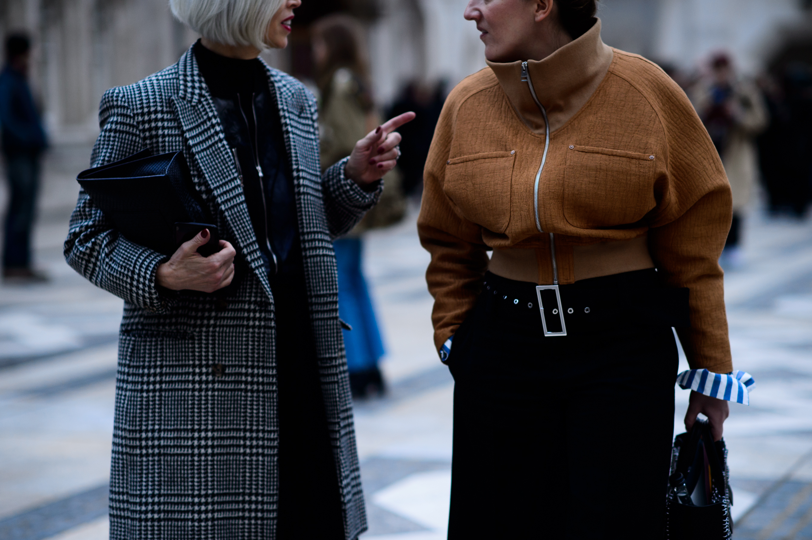 Two women after the show