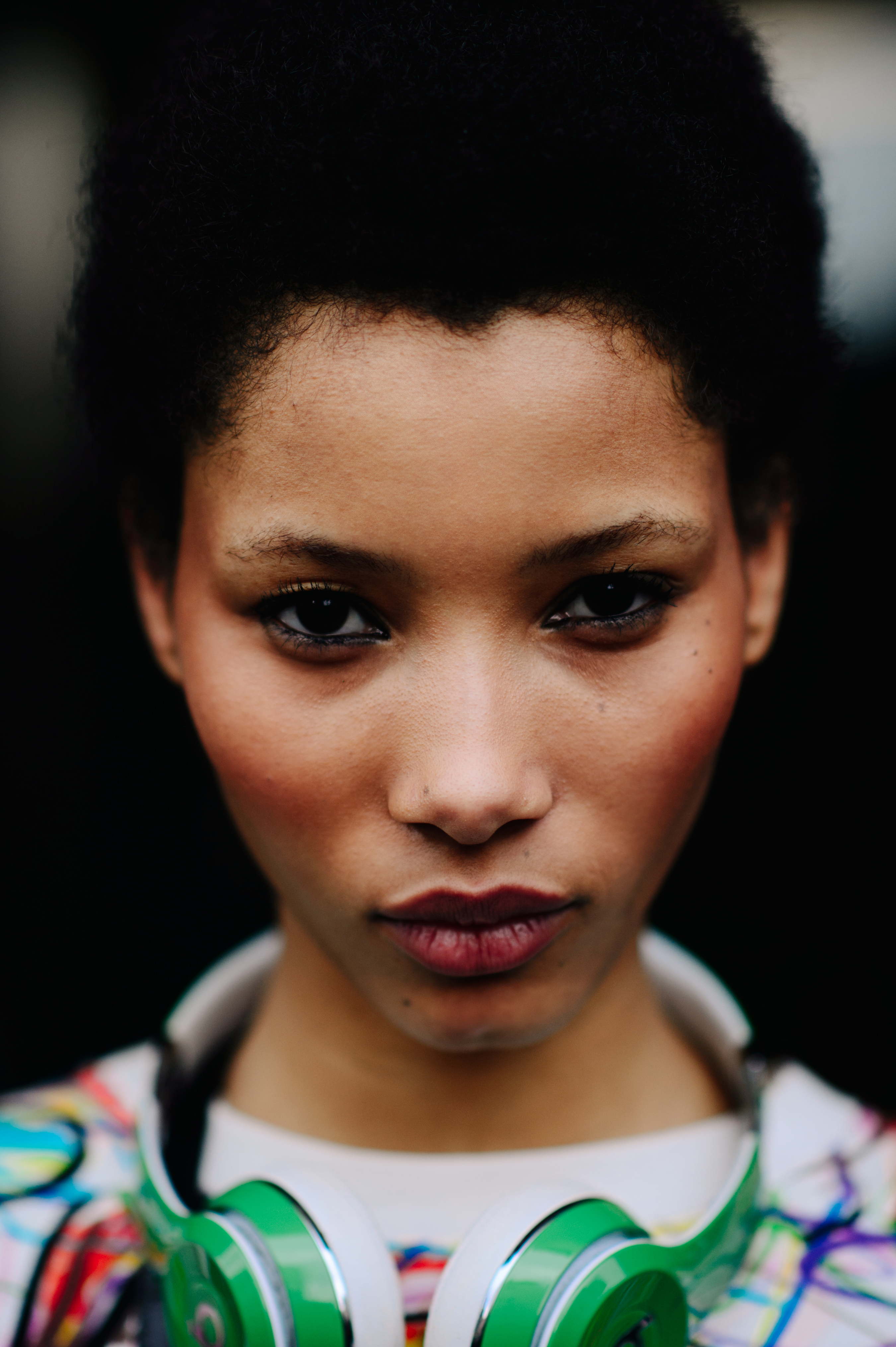 Portrait of a Dominican model