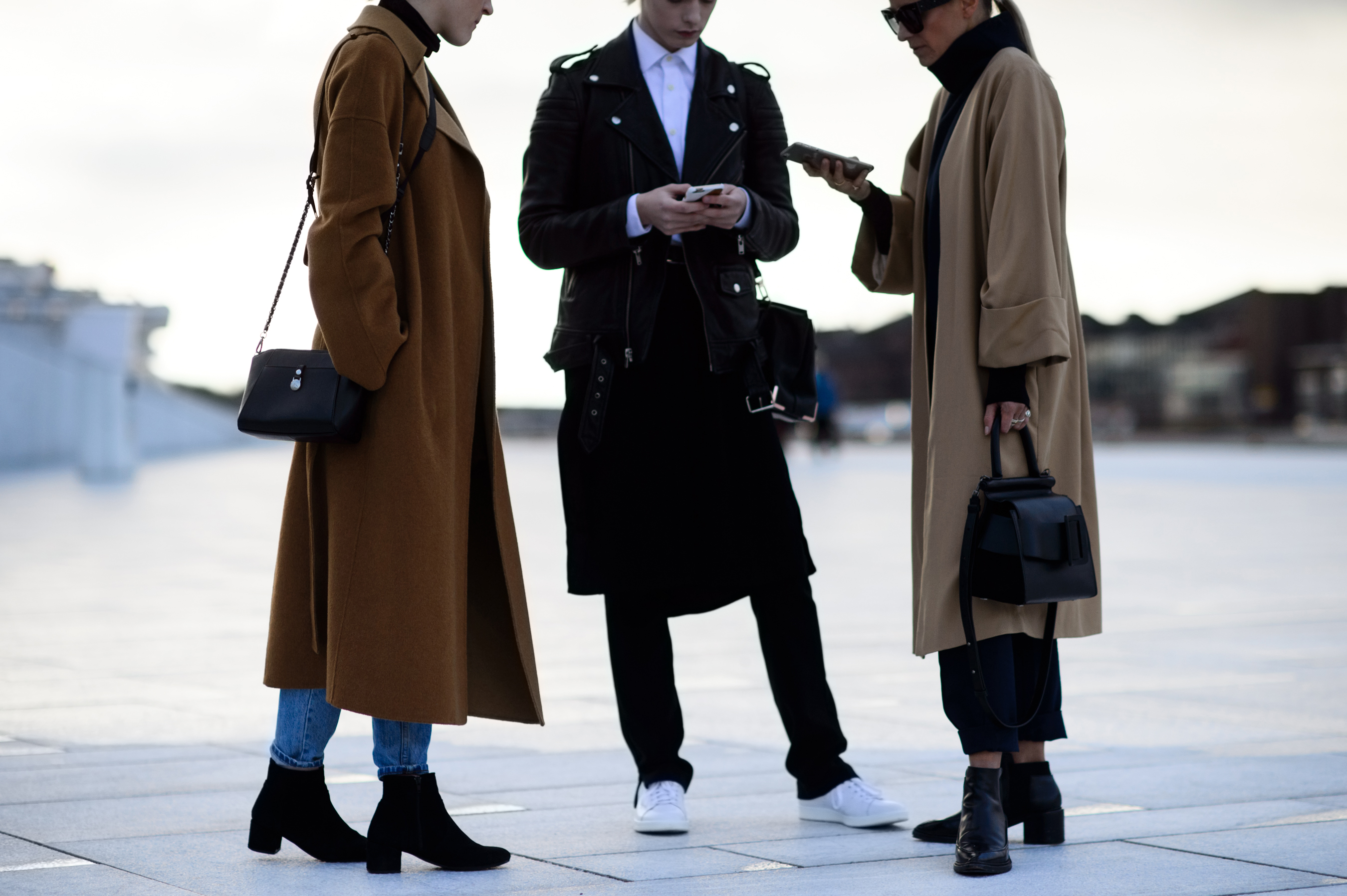 Two women and man