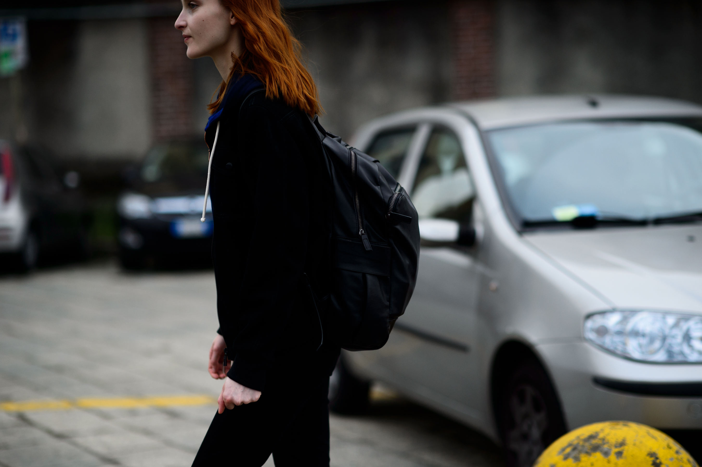 Russian model with red hair
