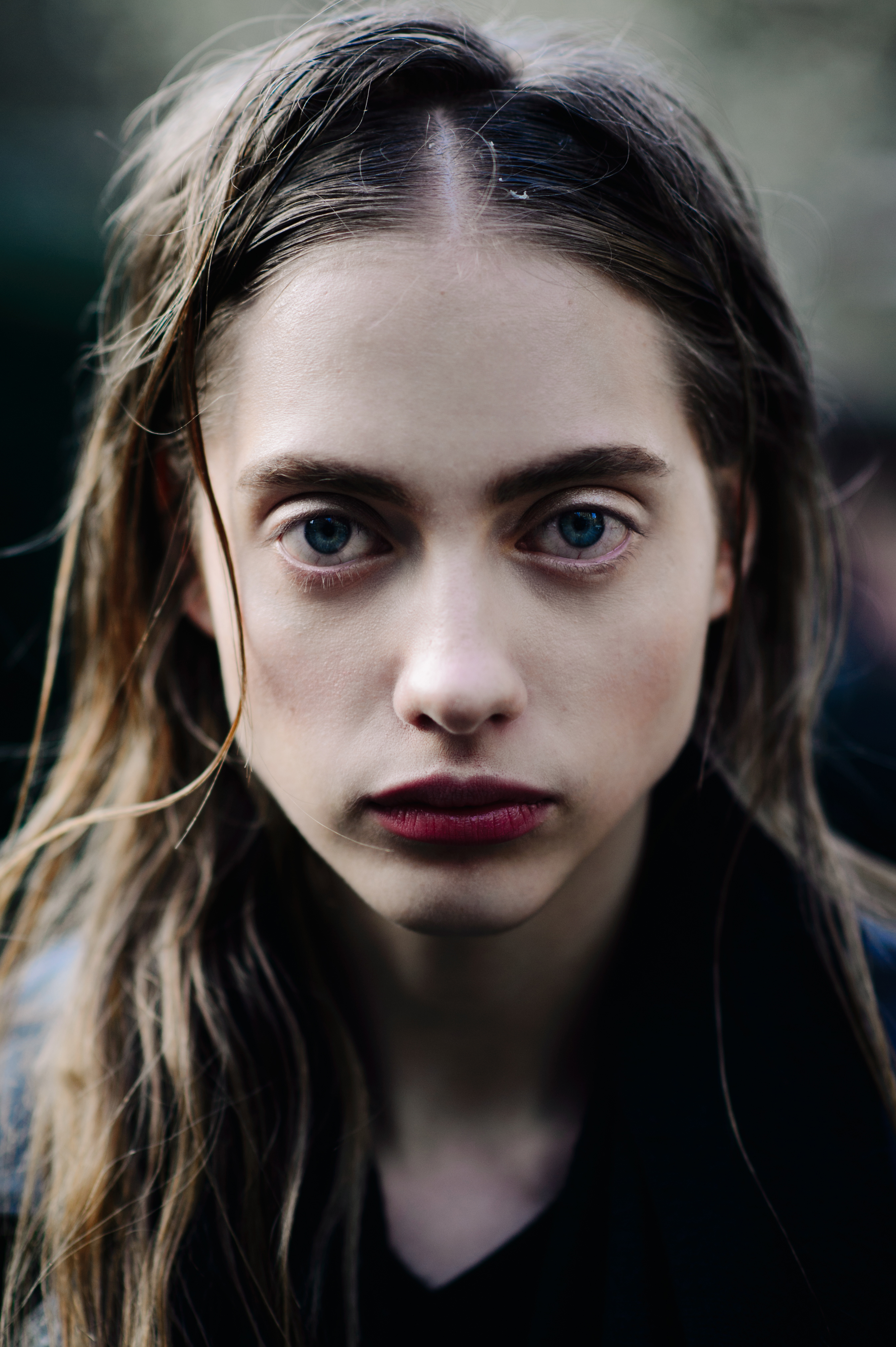 Portrait of a Russian top runway model