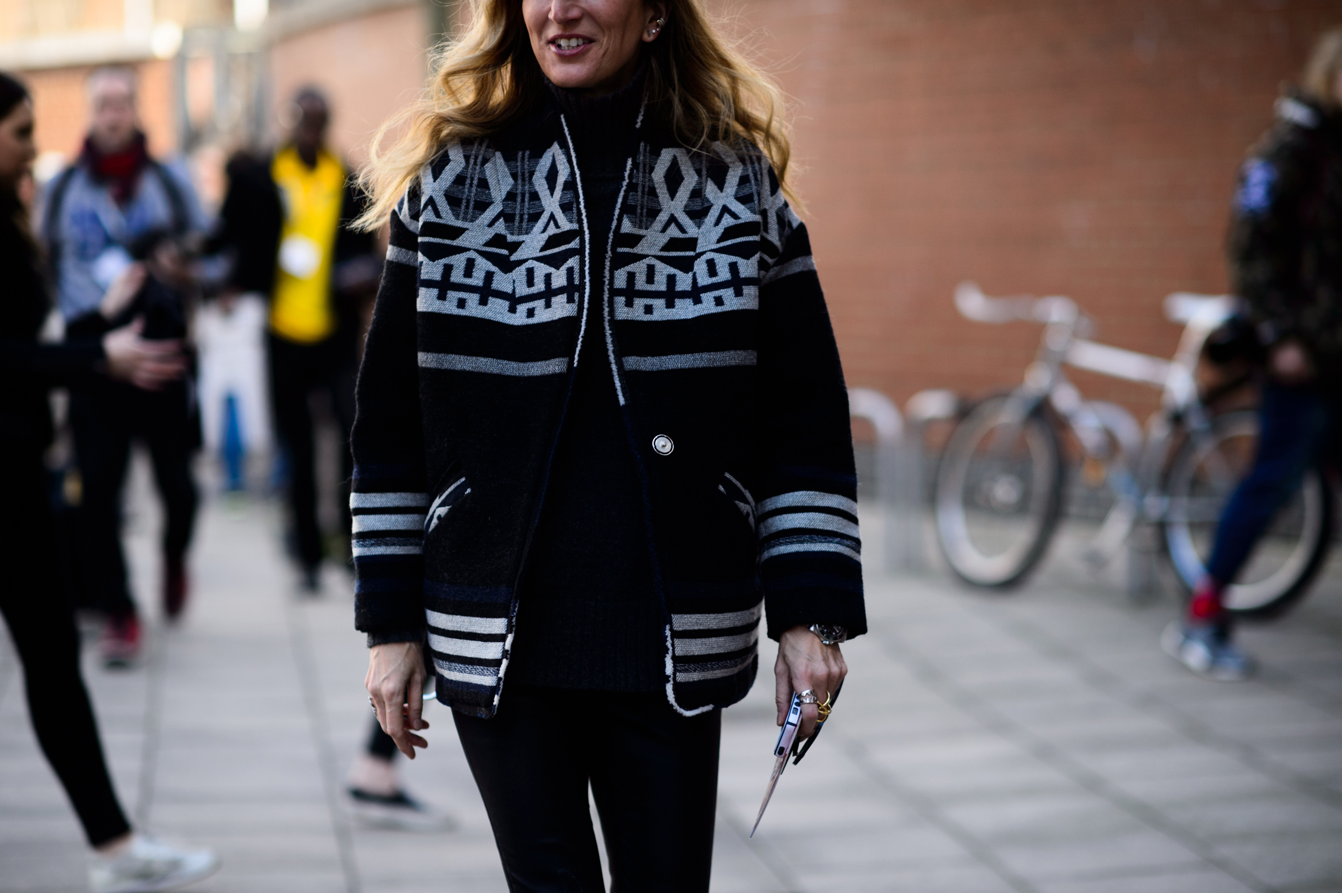 Net-a-Porter buyer before the show