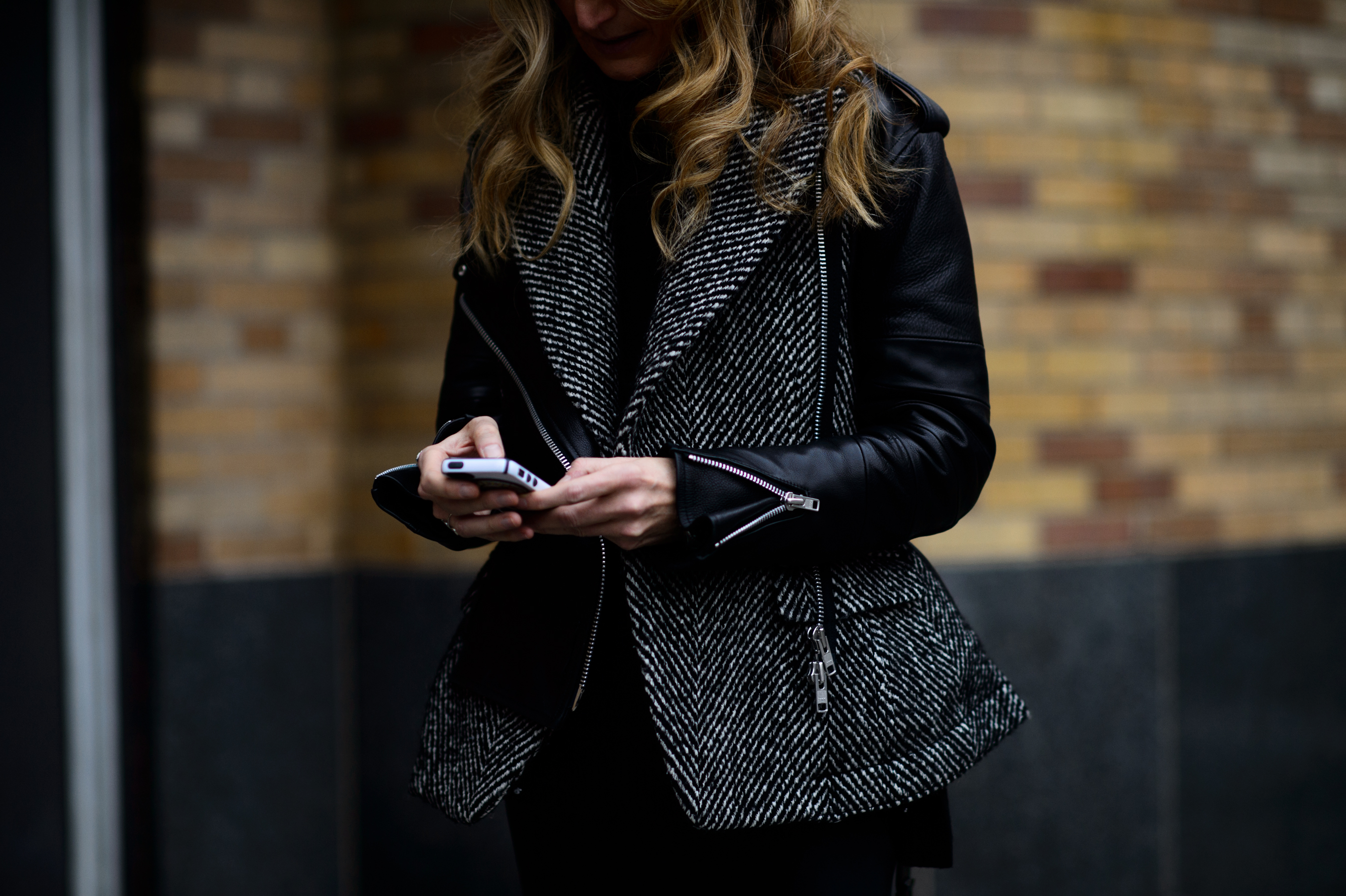 Net-a-porter buyer leather jacket